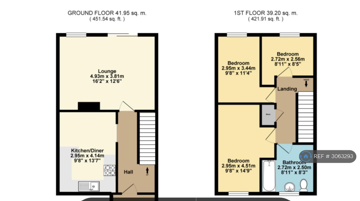 Leivers Road, Deal floorplan