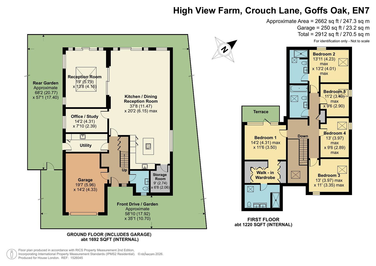 4 High View Farm, Crouch Lane, Waltham Cross floorplan