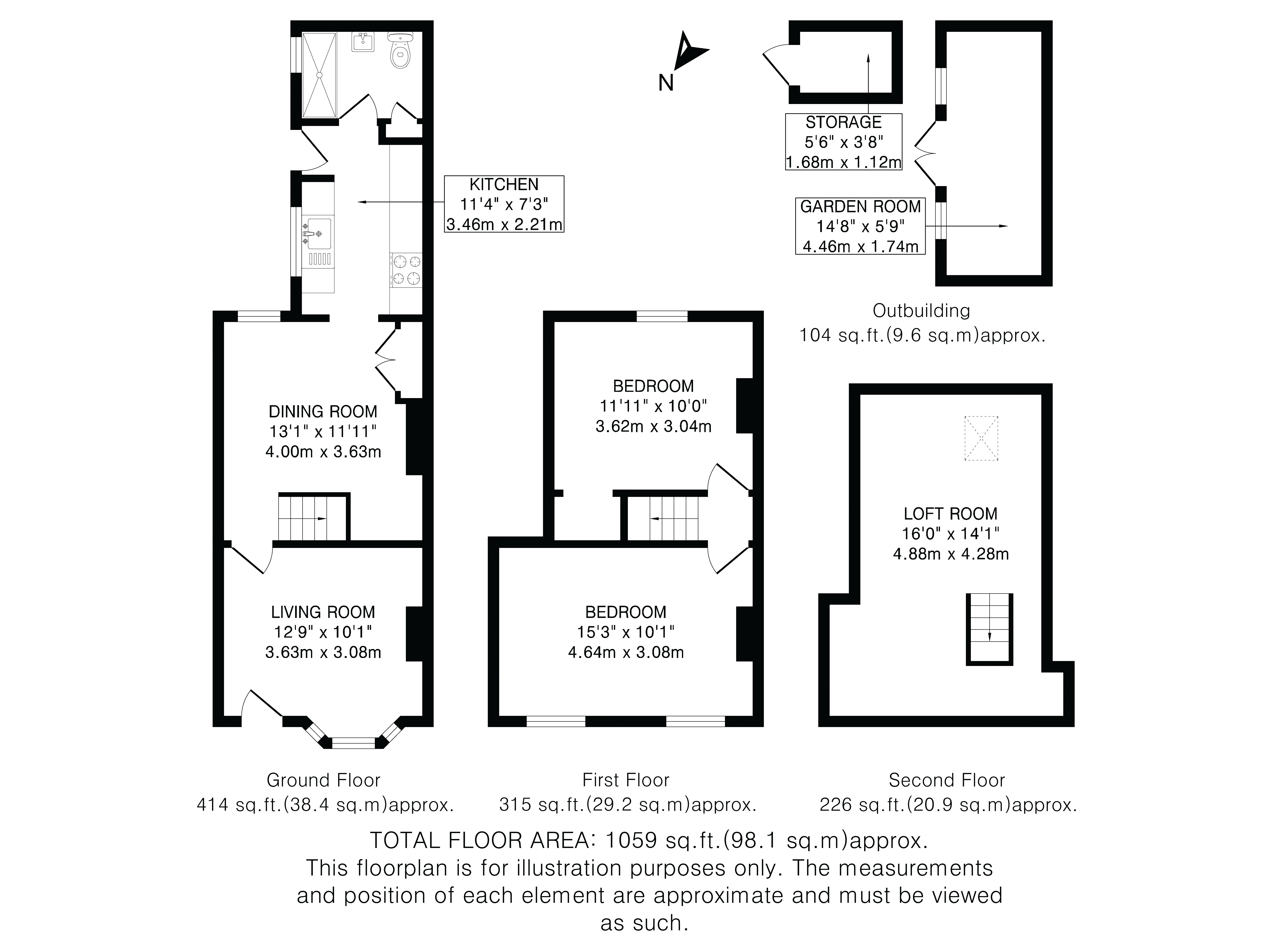 35, St Johns Road, Hitchin floorplan