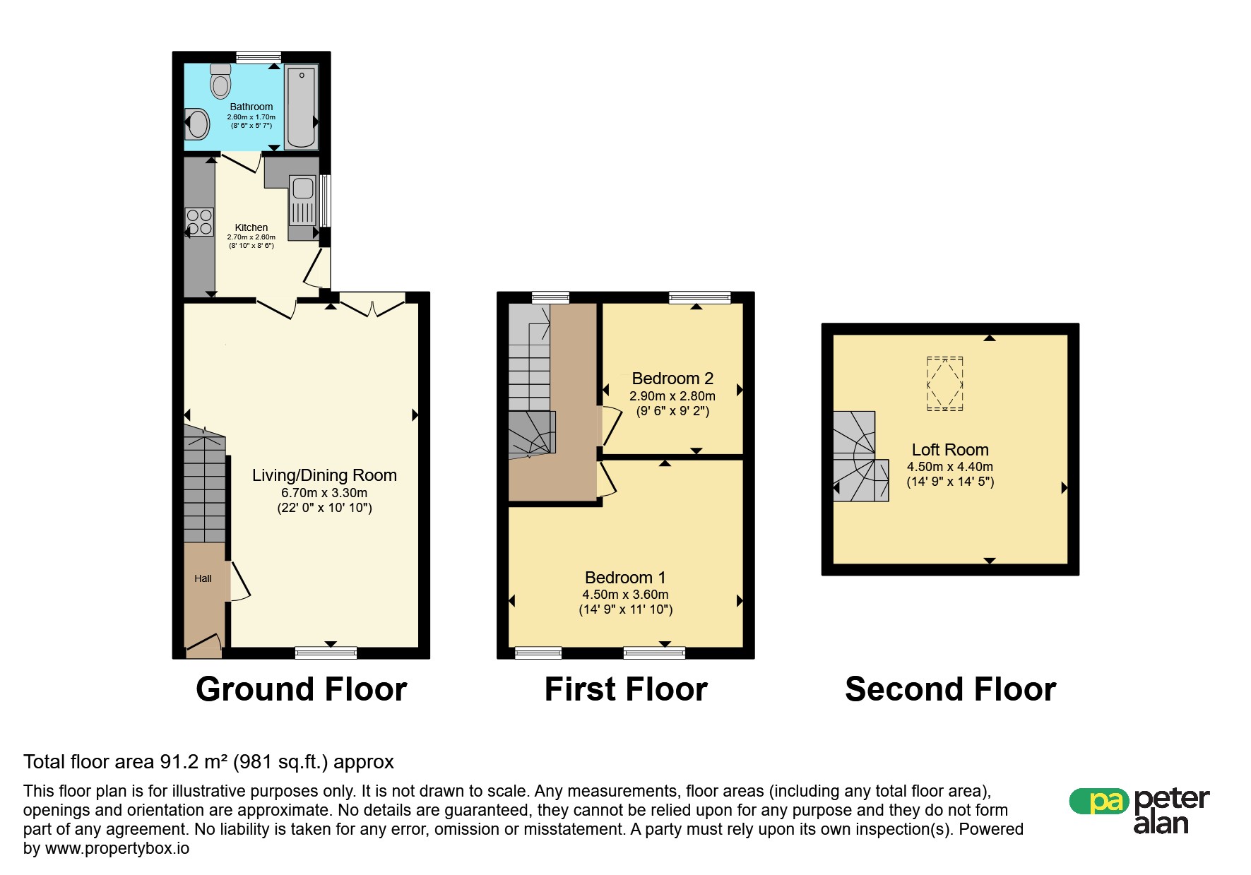 114, Bonvilston Road, Pontypridd floorplan