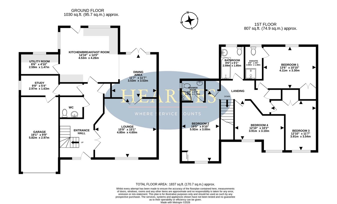 29, Wincombe Drive, Ferndown floorplan