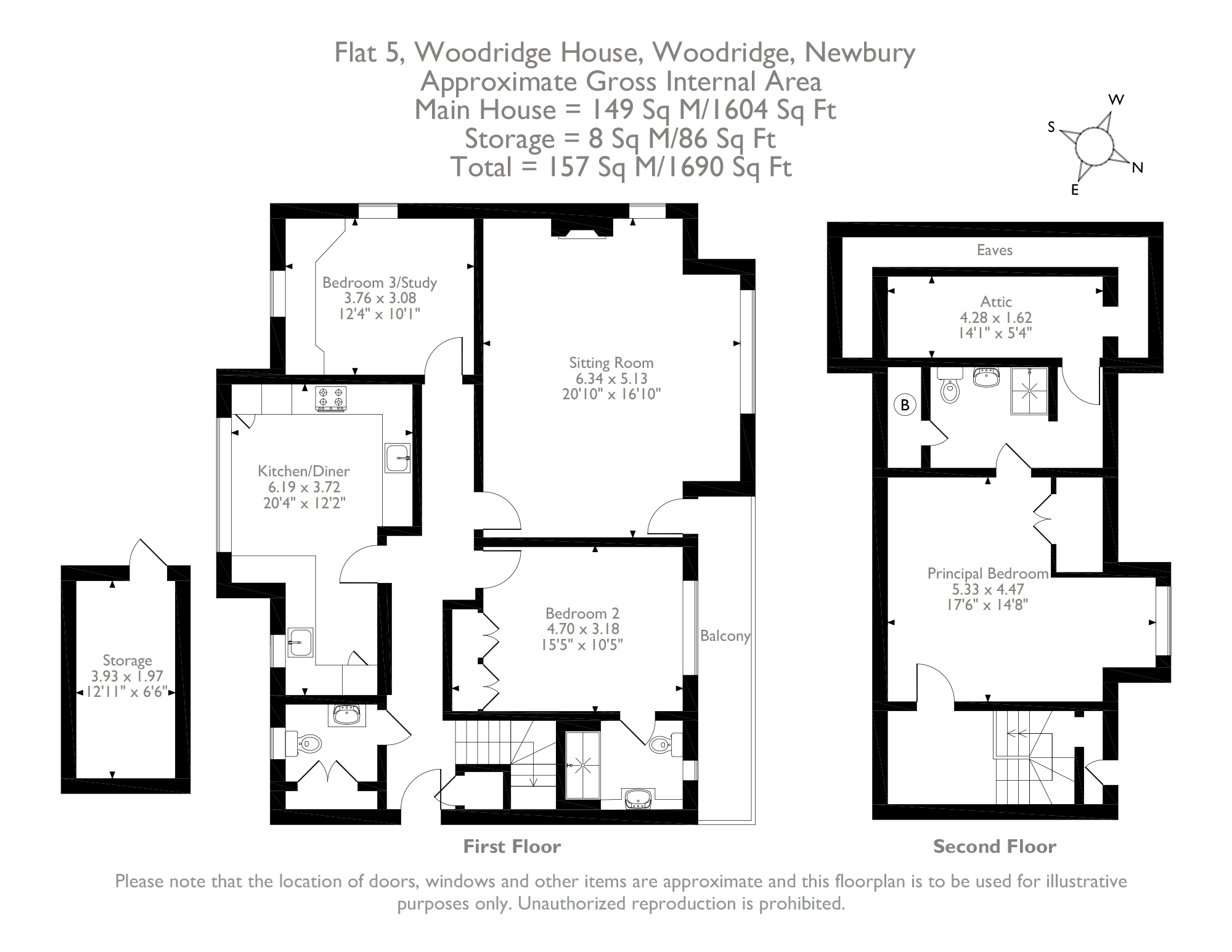 Flat 5, Woodridge House,, Woodridge, Berkshire floorplan
