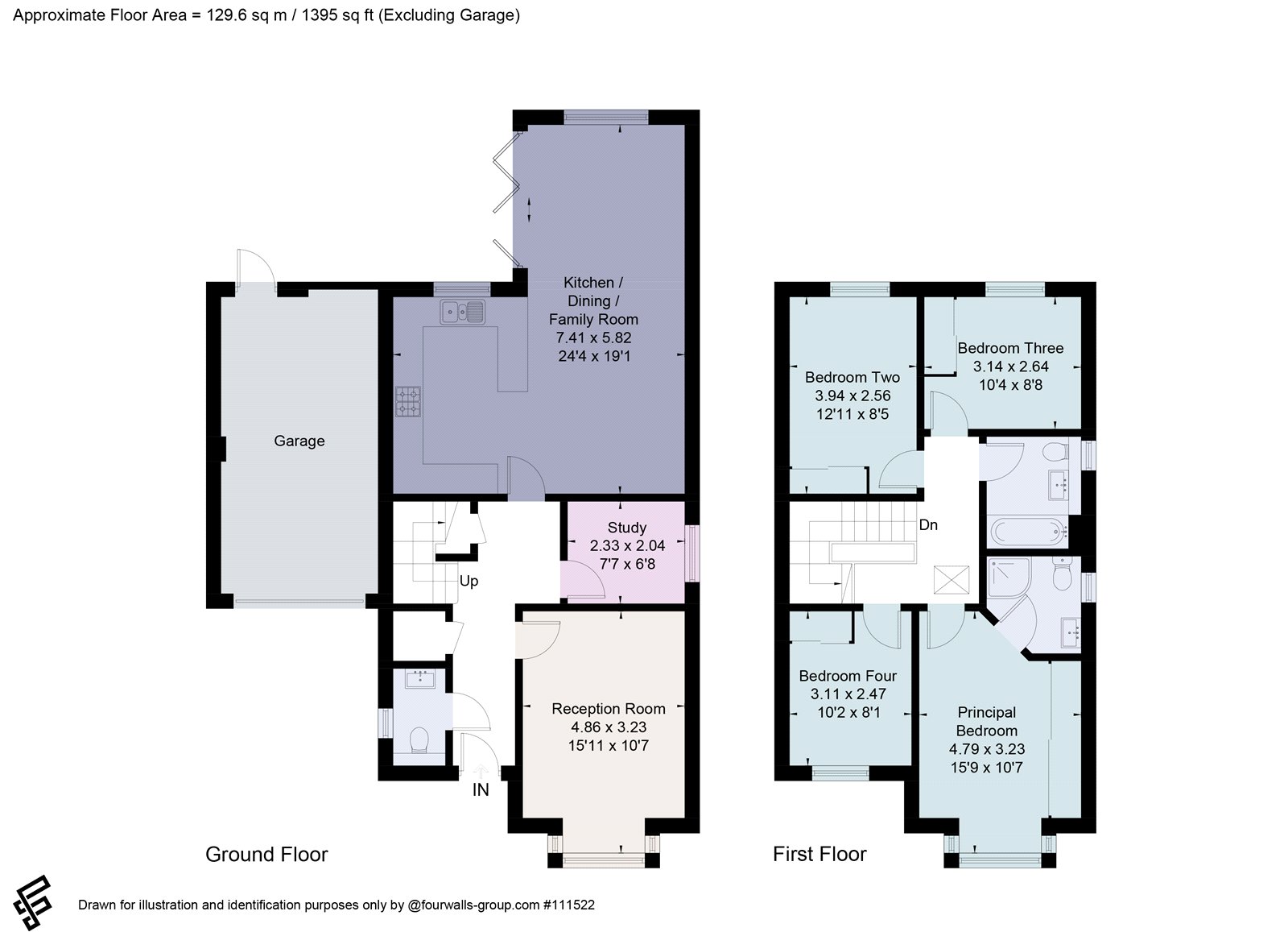 58, Skylark Place, Farnham floorplan