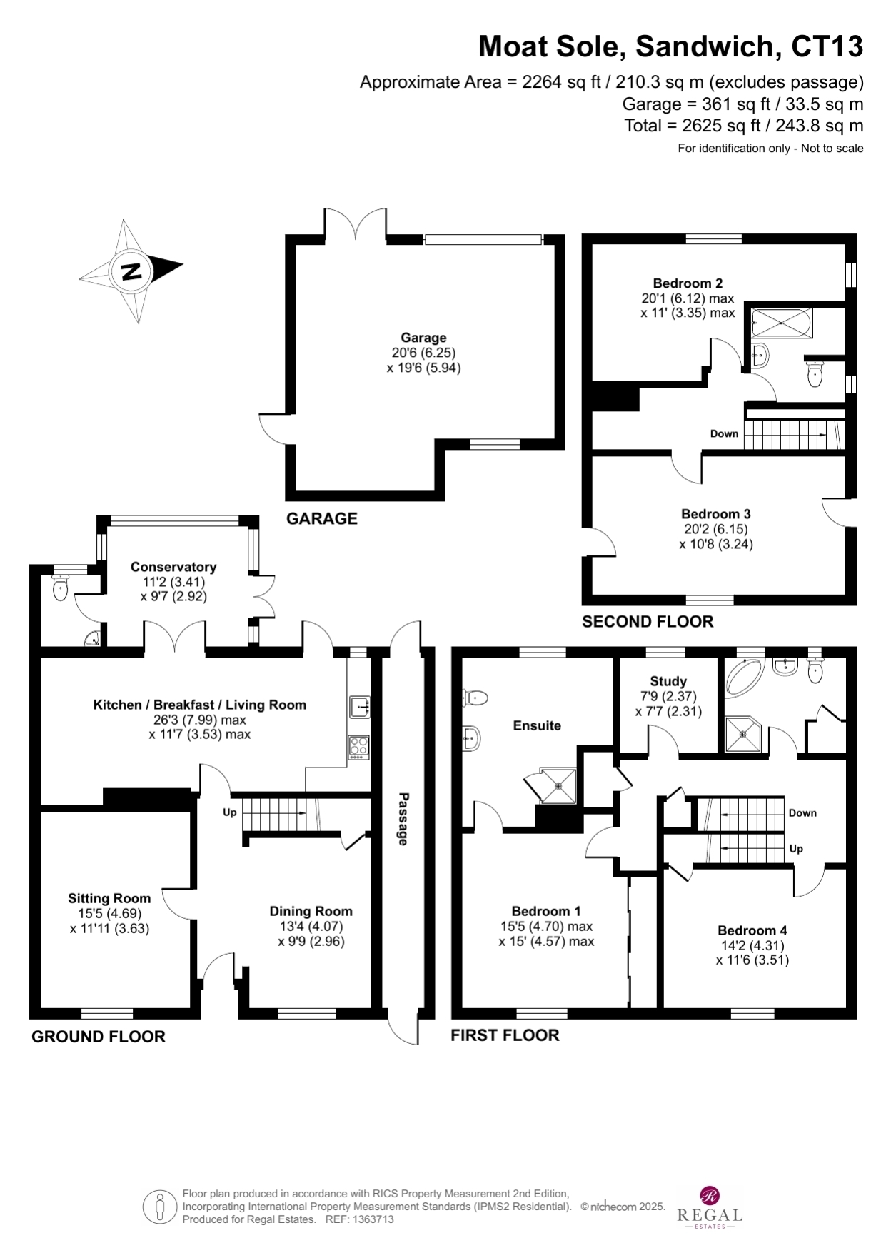 40 Moat Sole, Sandwich floorplan