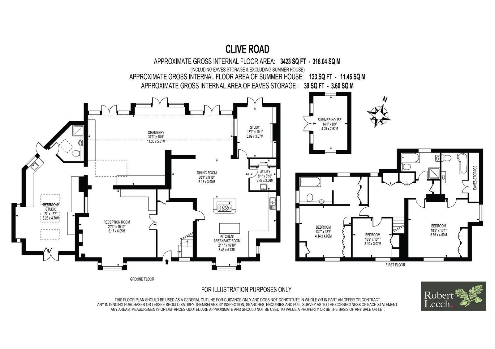 16, Clive Road, Esher floorplan
