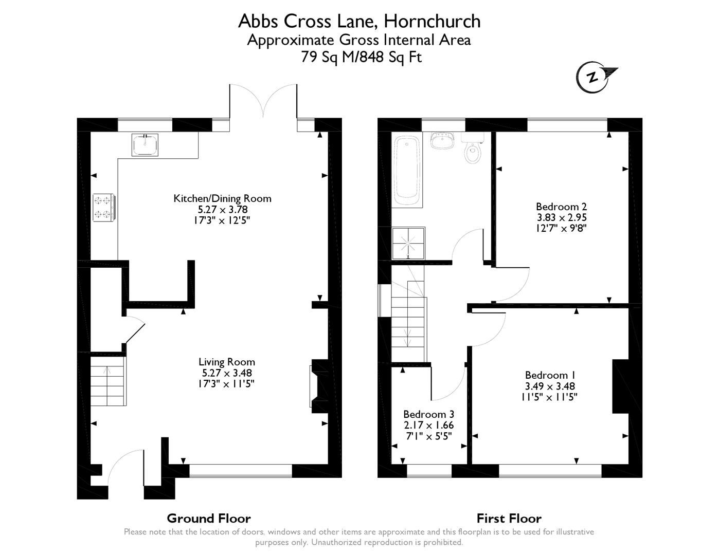 3 Bedrooms Semi-detached house for sale in Abbs Cross Lane, Hornchurch RM12