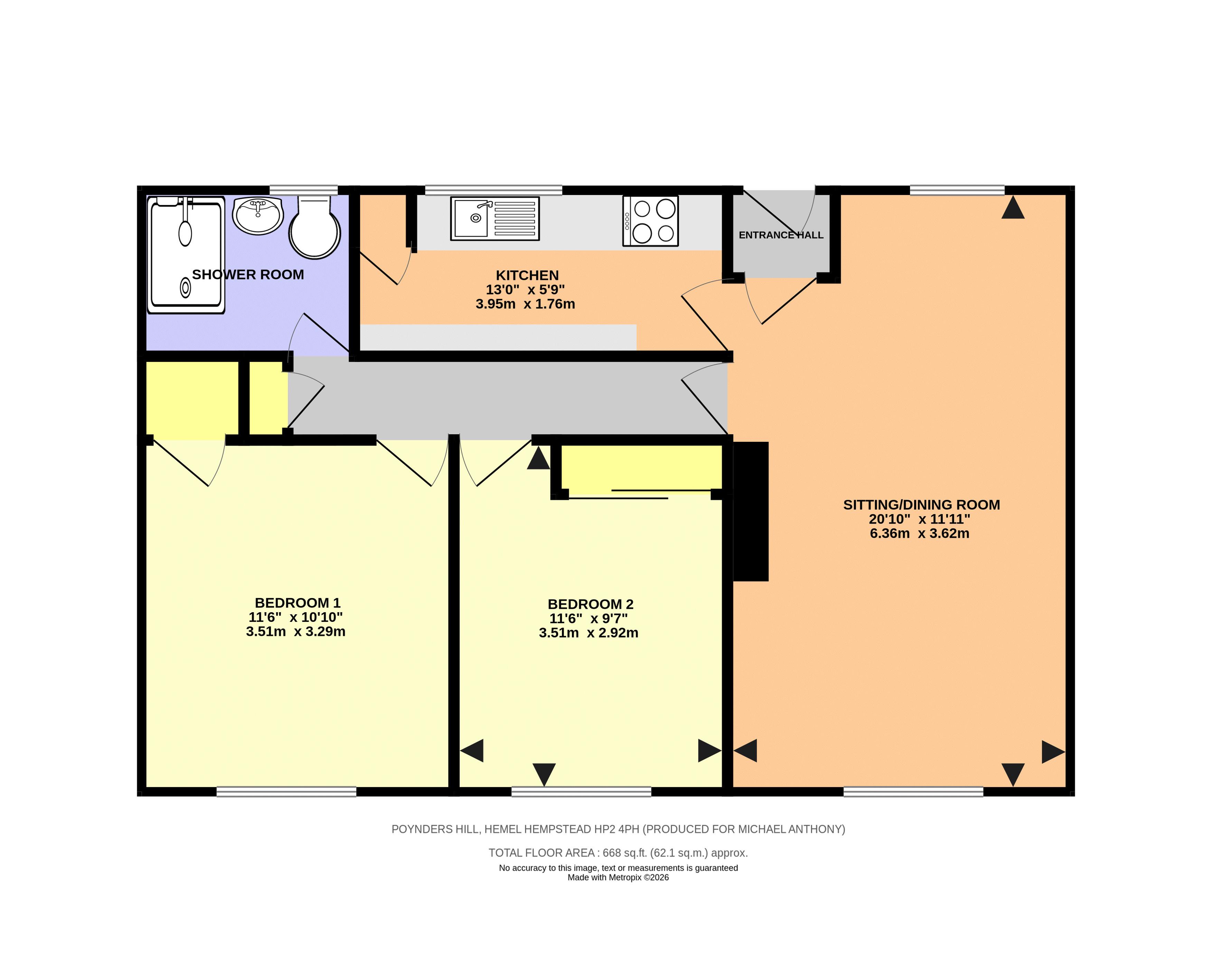 10, Poynders Hill, Hemel Hempstead floorplan