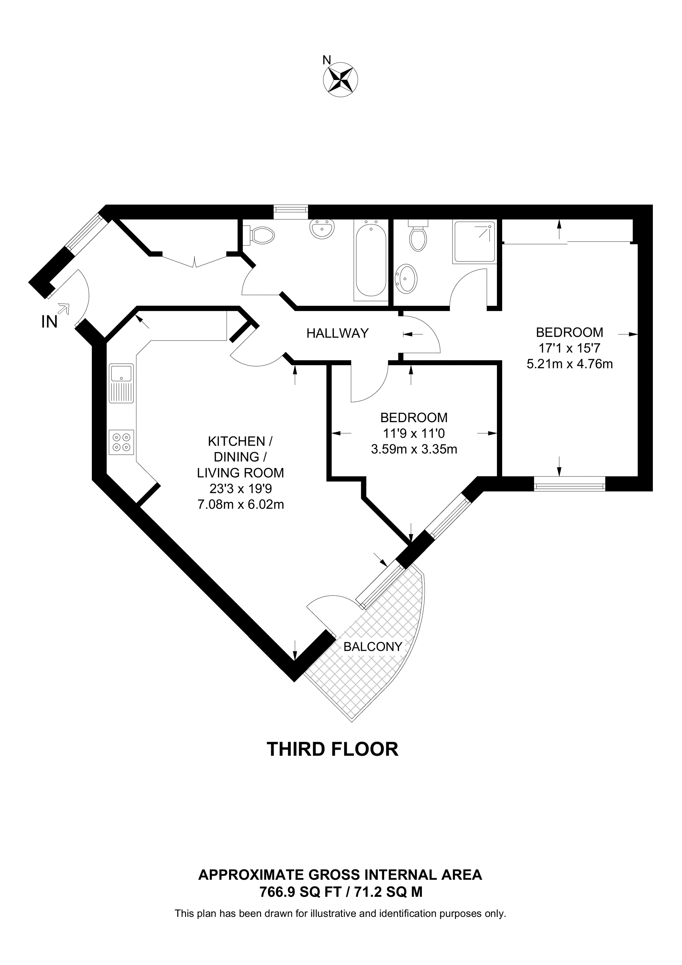 Pancras Way, E3, Bow floorplan
