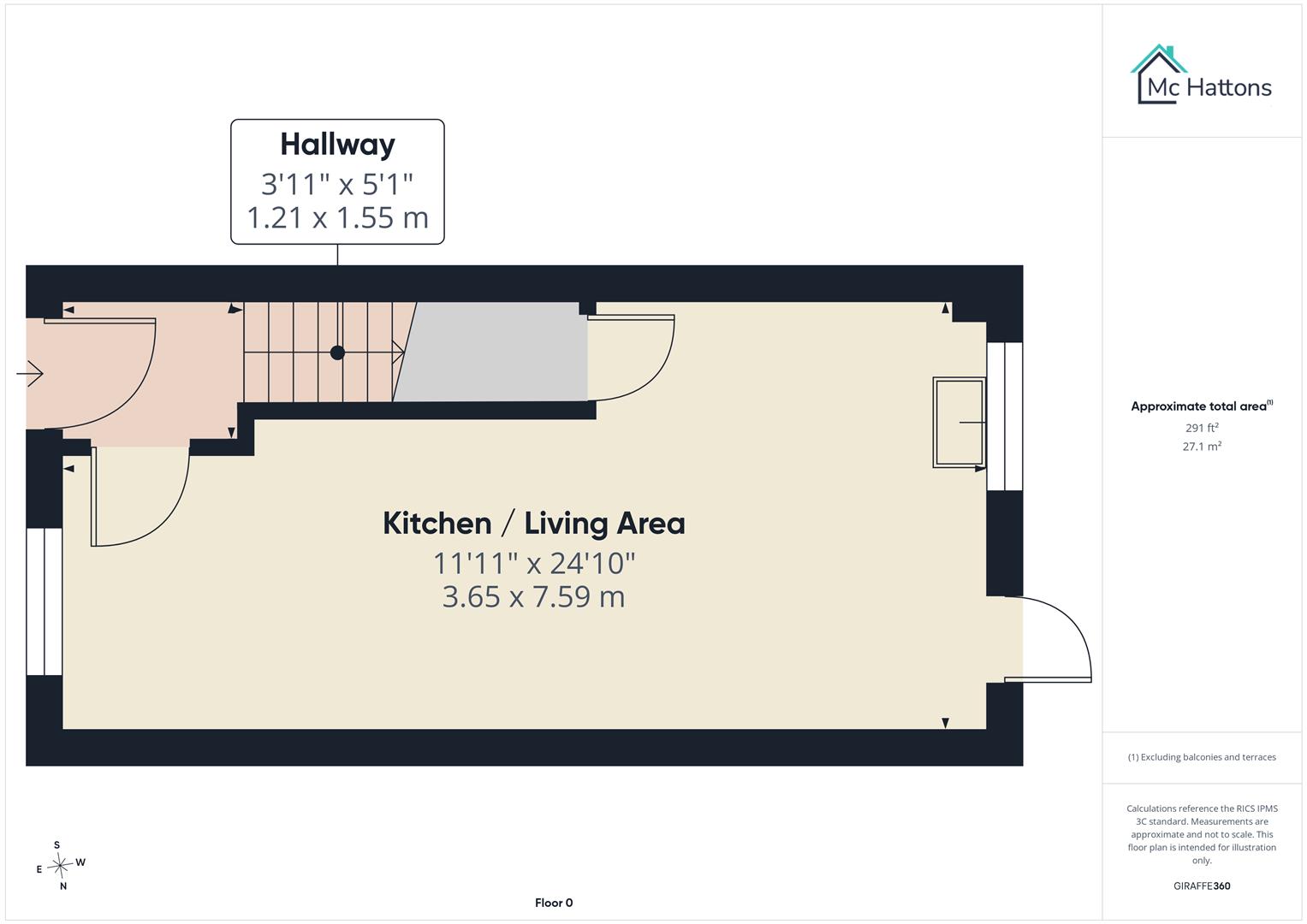 5, Westbourne Court, Porthcawl floorplan