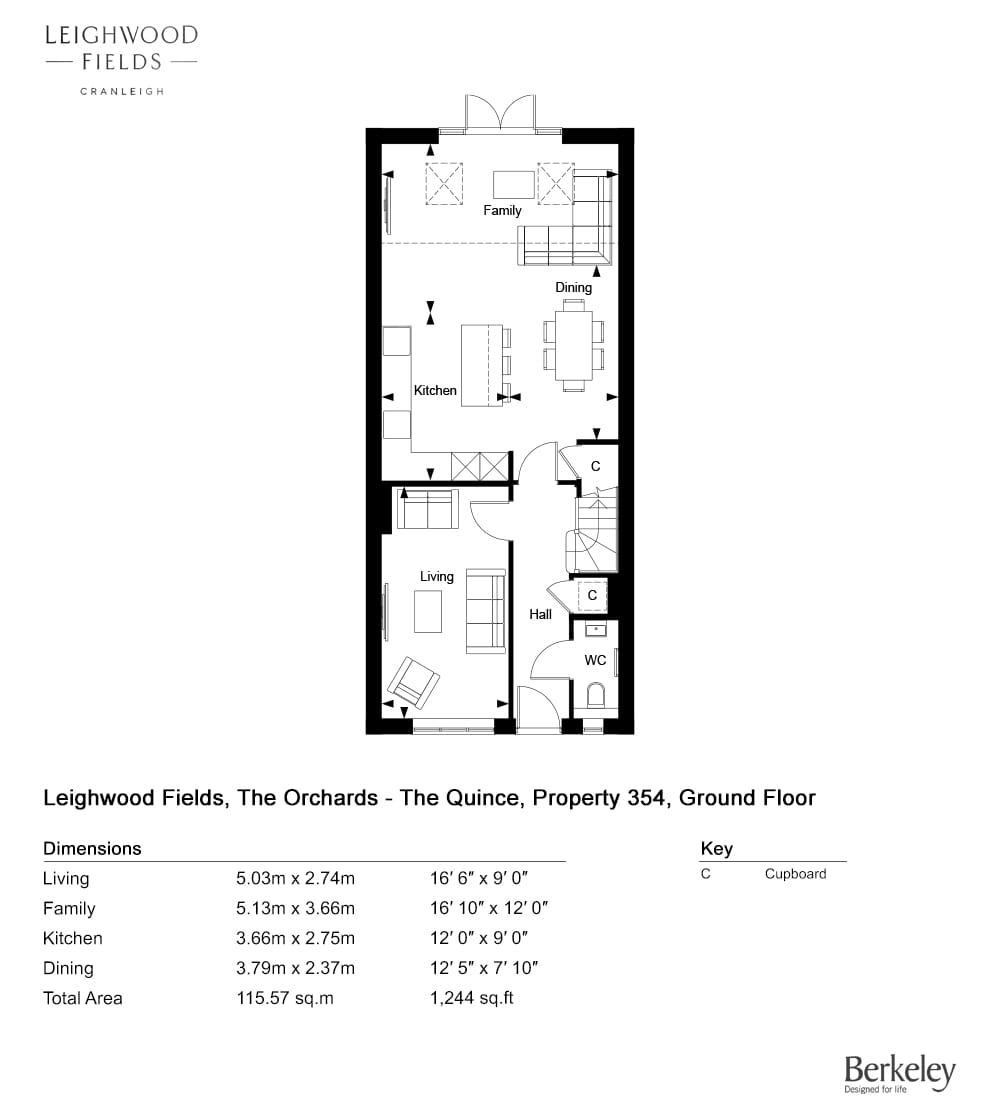 354, Cranleigh, Gu6 8Wq, Cranleigh floorplan
