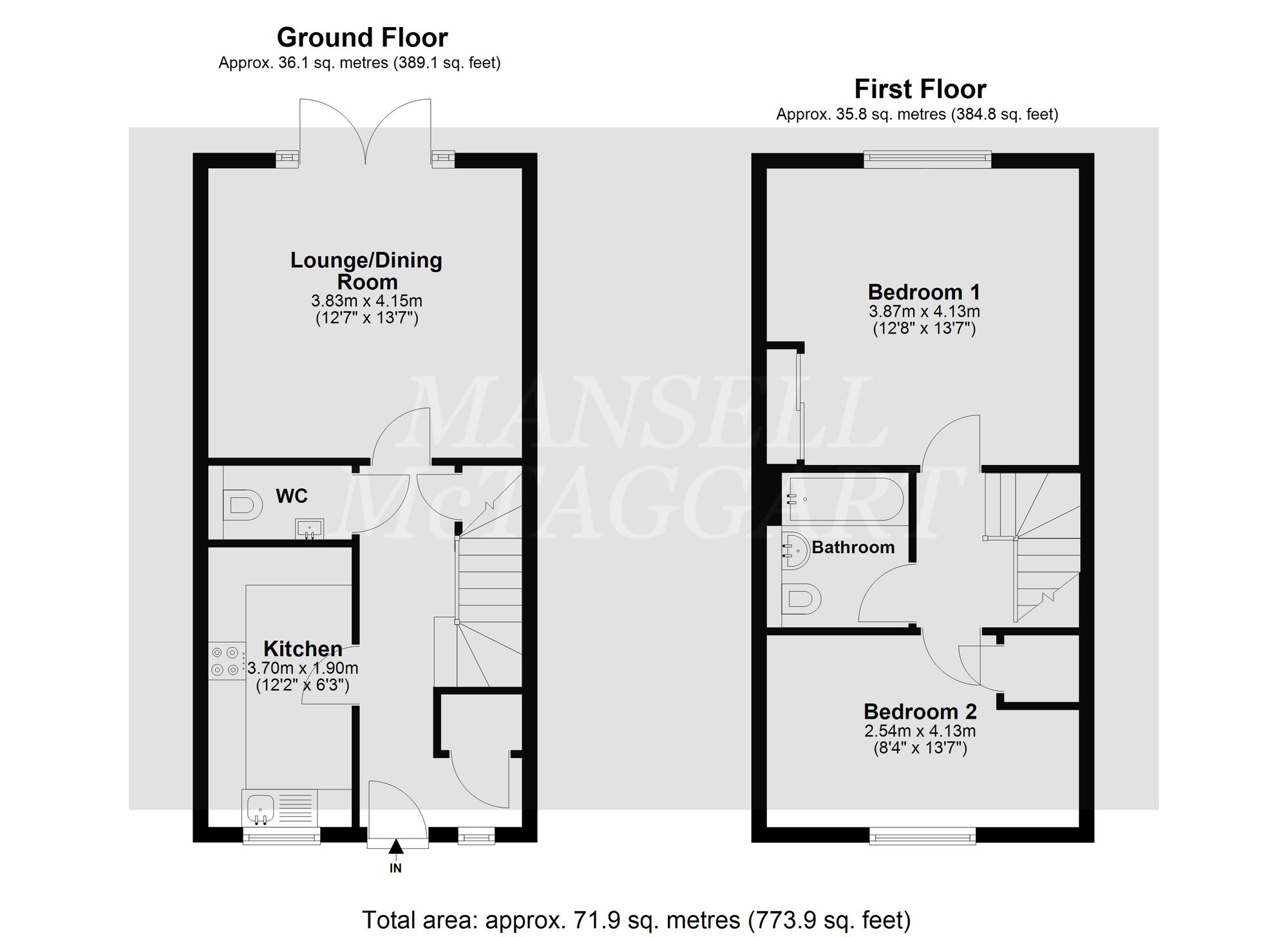 3 Crosswater Road, Crawley floorplan