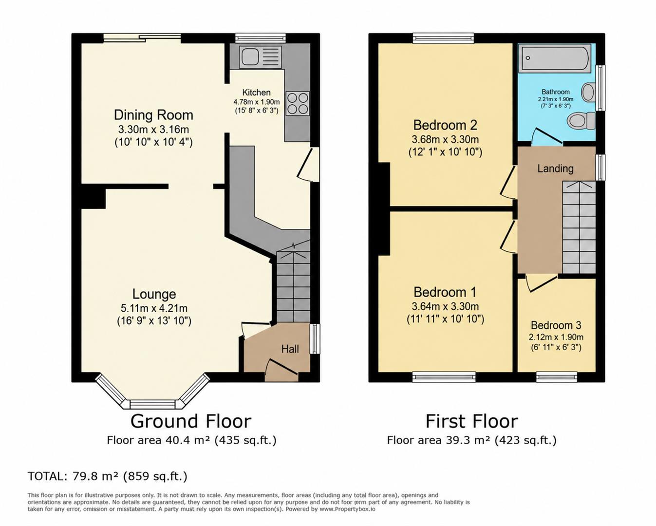 7, Victoria Avenue, Altrincham floorplan