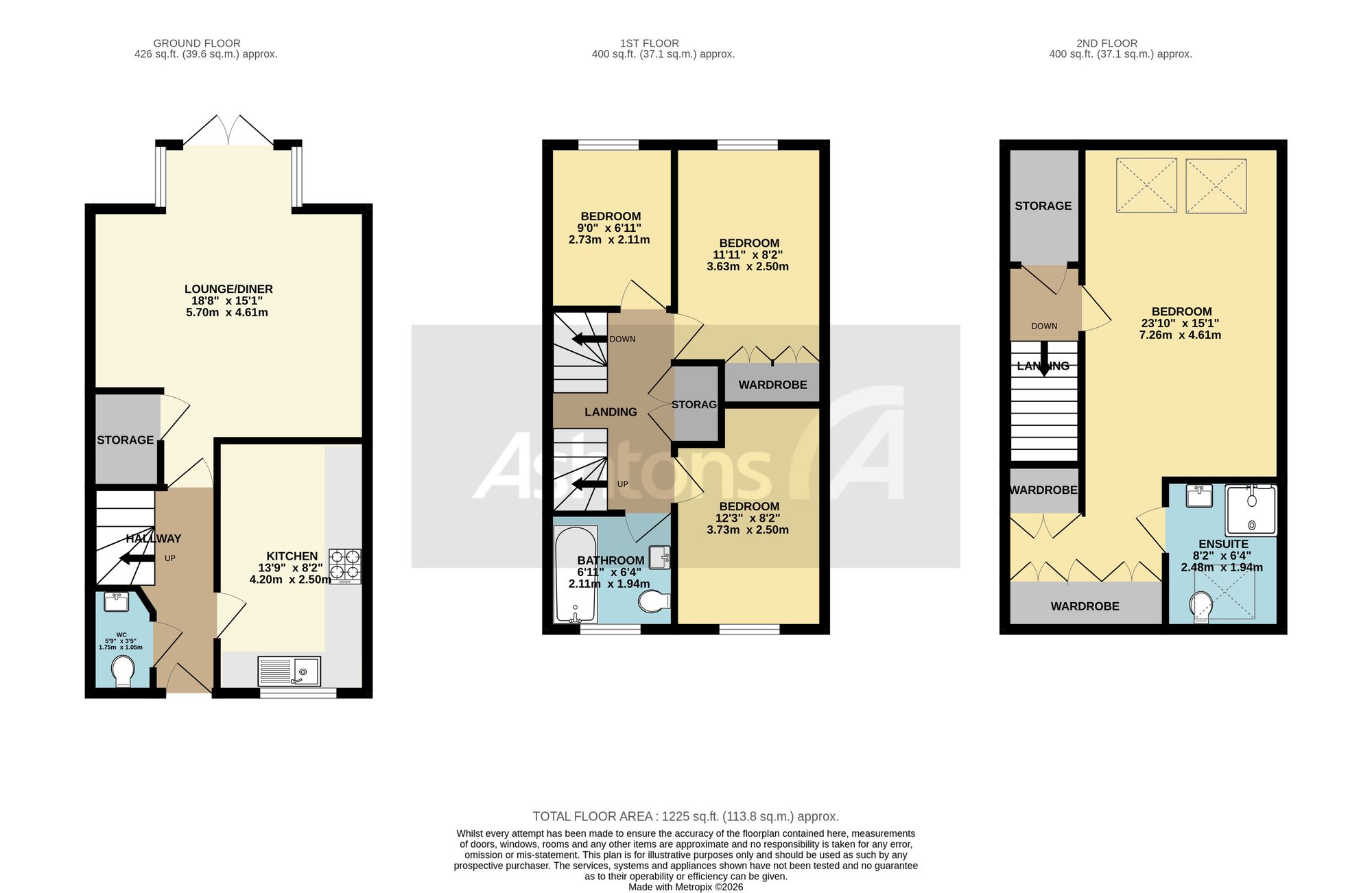 26 Honeygold Vale, Warrington floorplan