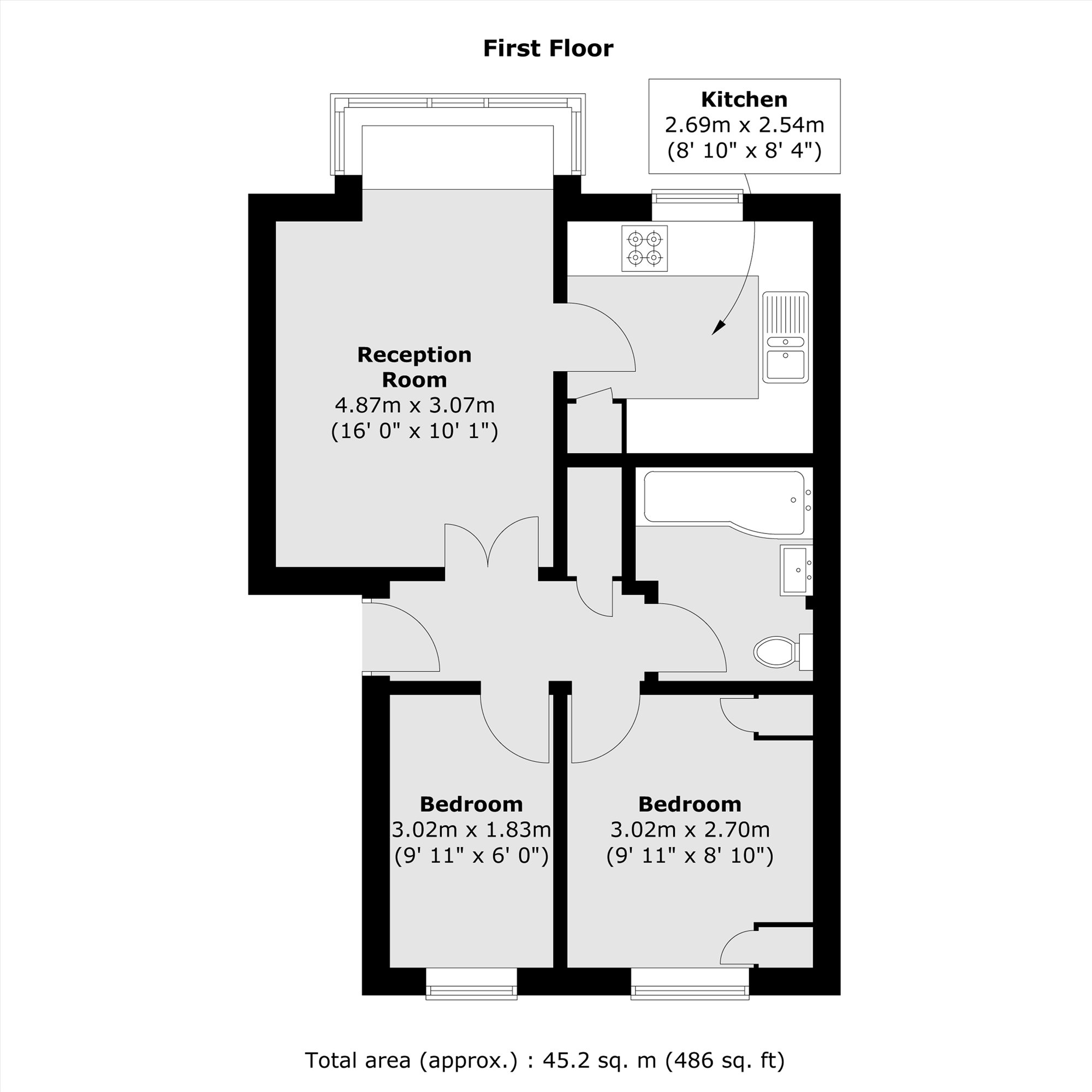 Pursewardens Close, London floorplan