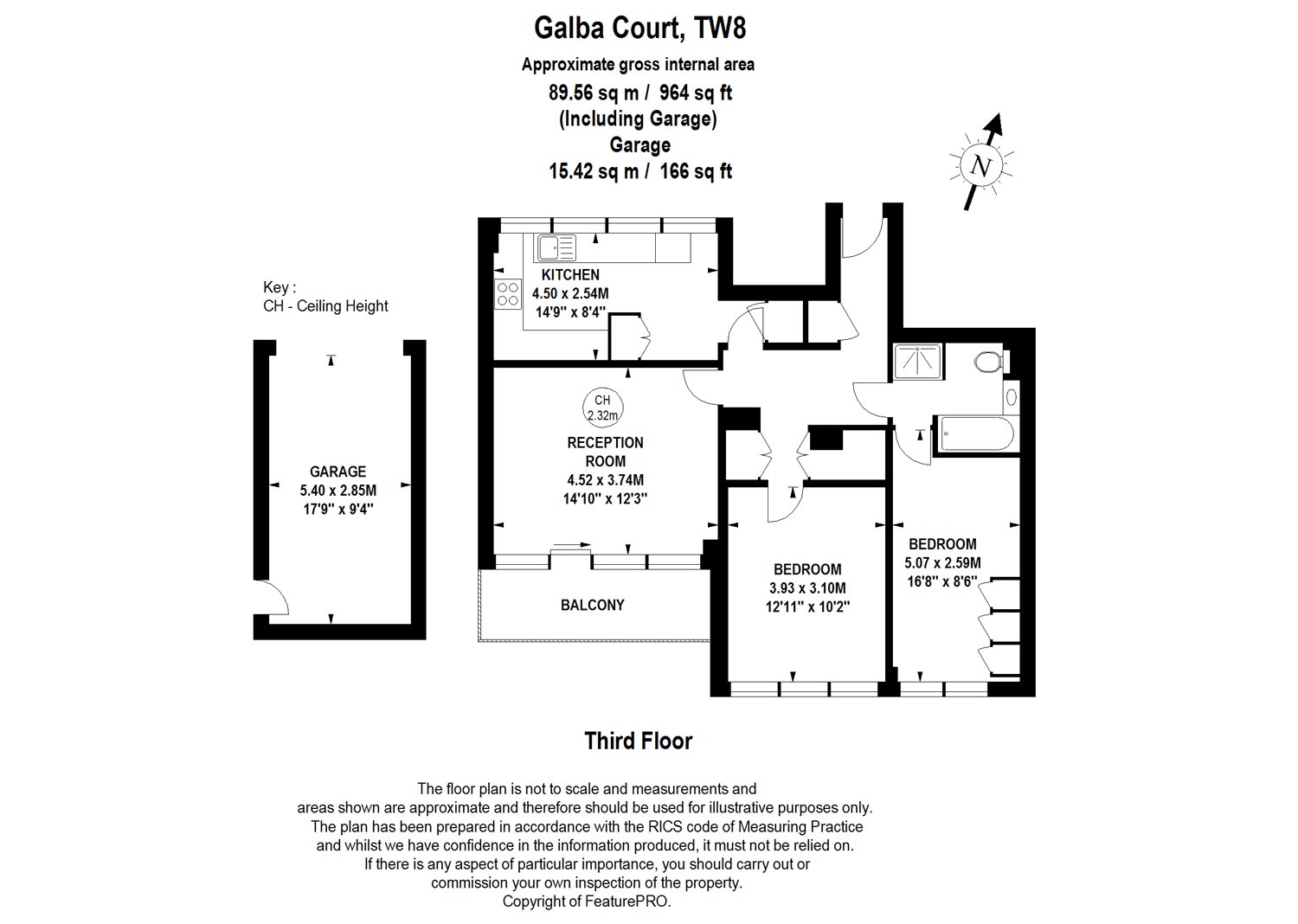 2 Bedrooms Flat for sale in Augustus Close, Brentford, Middlesex TW8