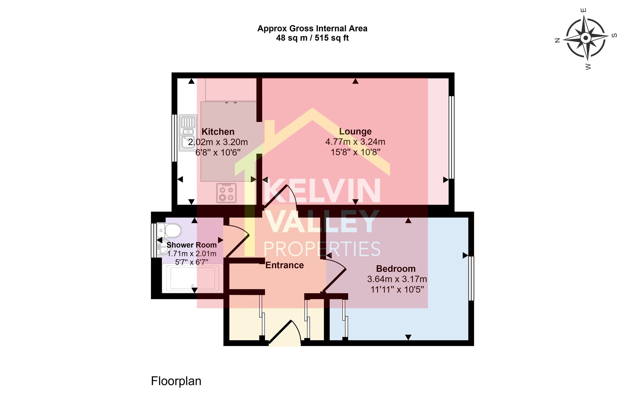 28 Kingston Road, Glasgow floorplan