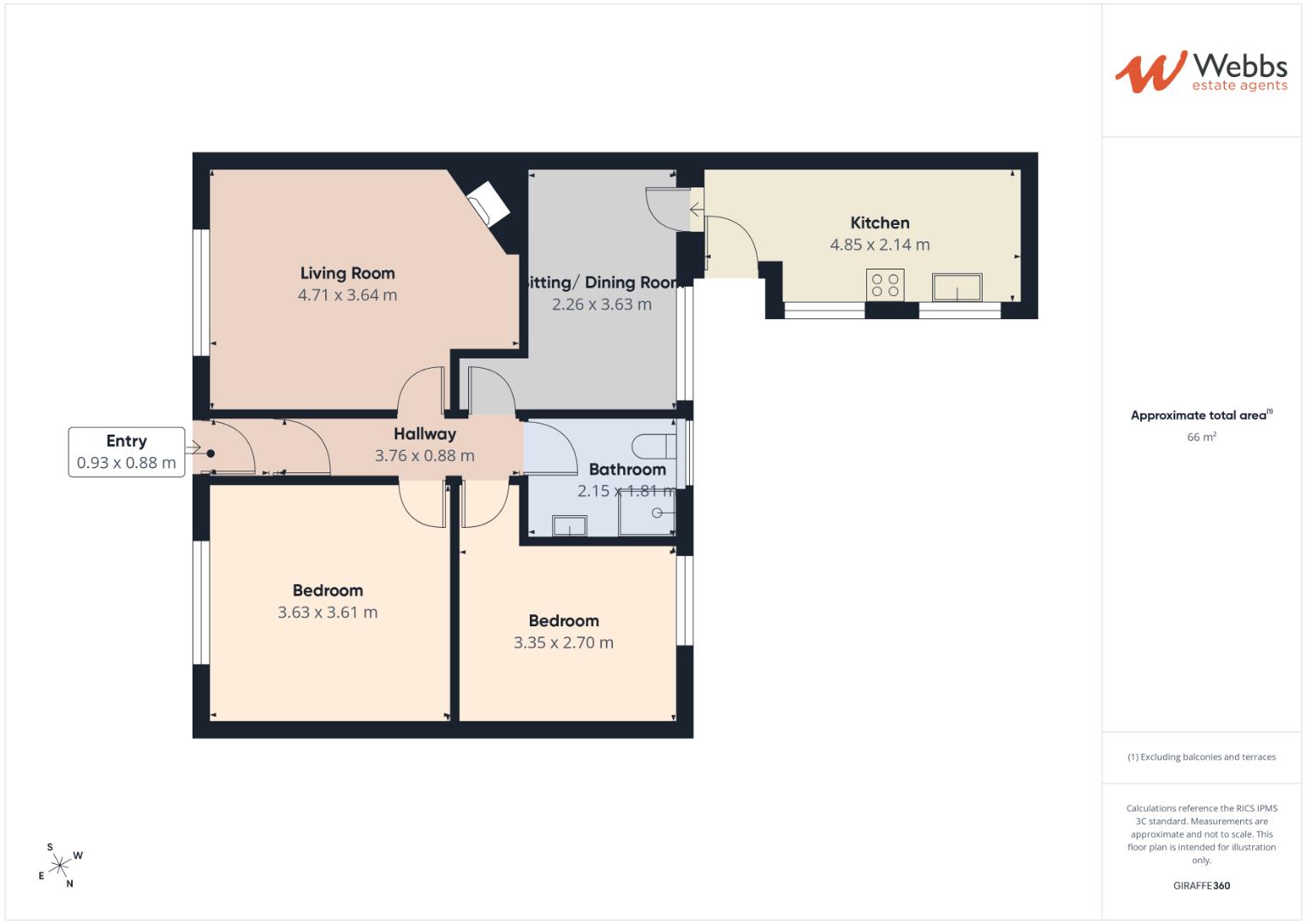 43, Coppice Lane, Willenhall floorplan