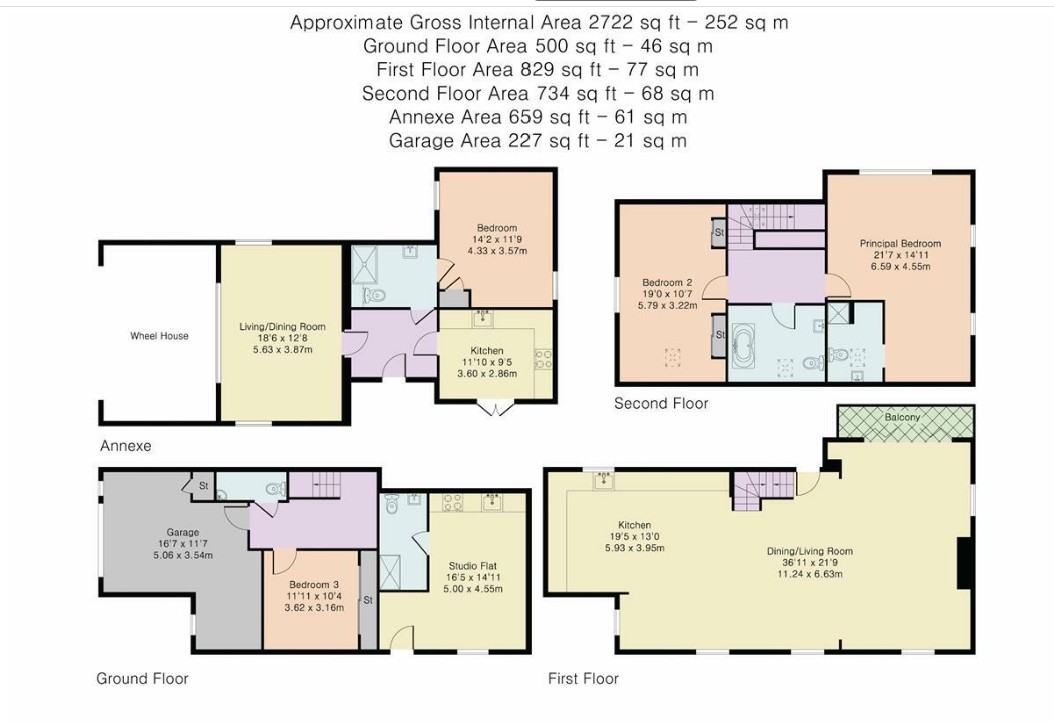 Upaloft, Dunsbridge Turnpike, Royston floorplan