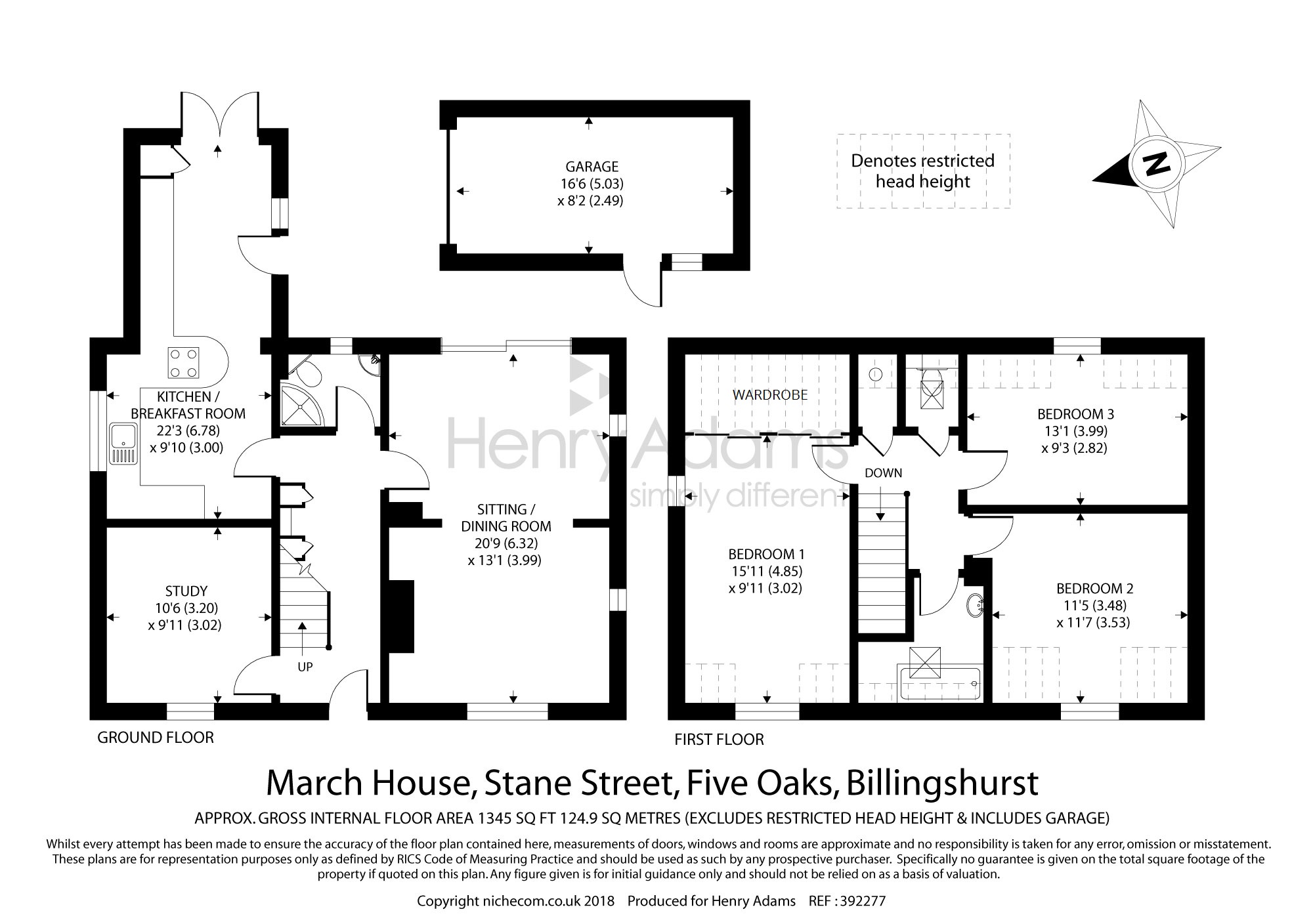3 Bedrooms Detached house for sale in Stane Street, Five Oaks RH14