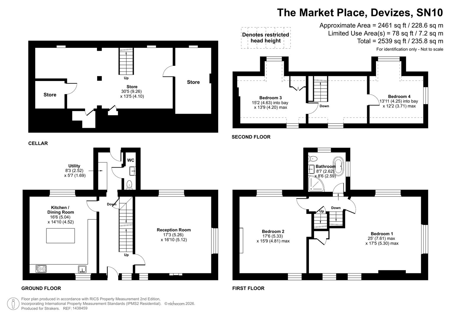 John Kent House, 16, The Market Place, Devizes floorplan