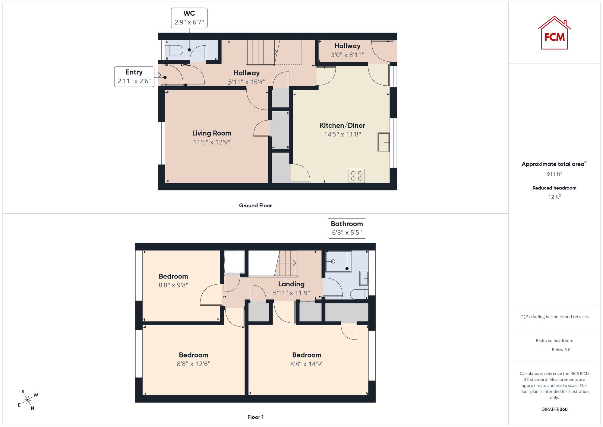 23 Ghyll Grove, Whitehaven floorplan