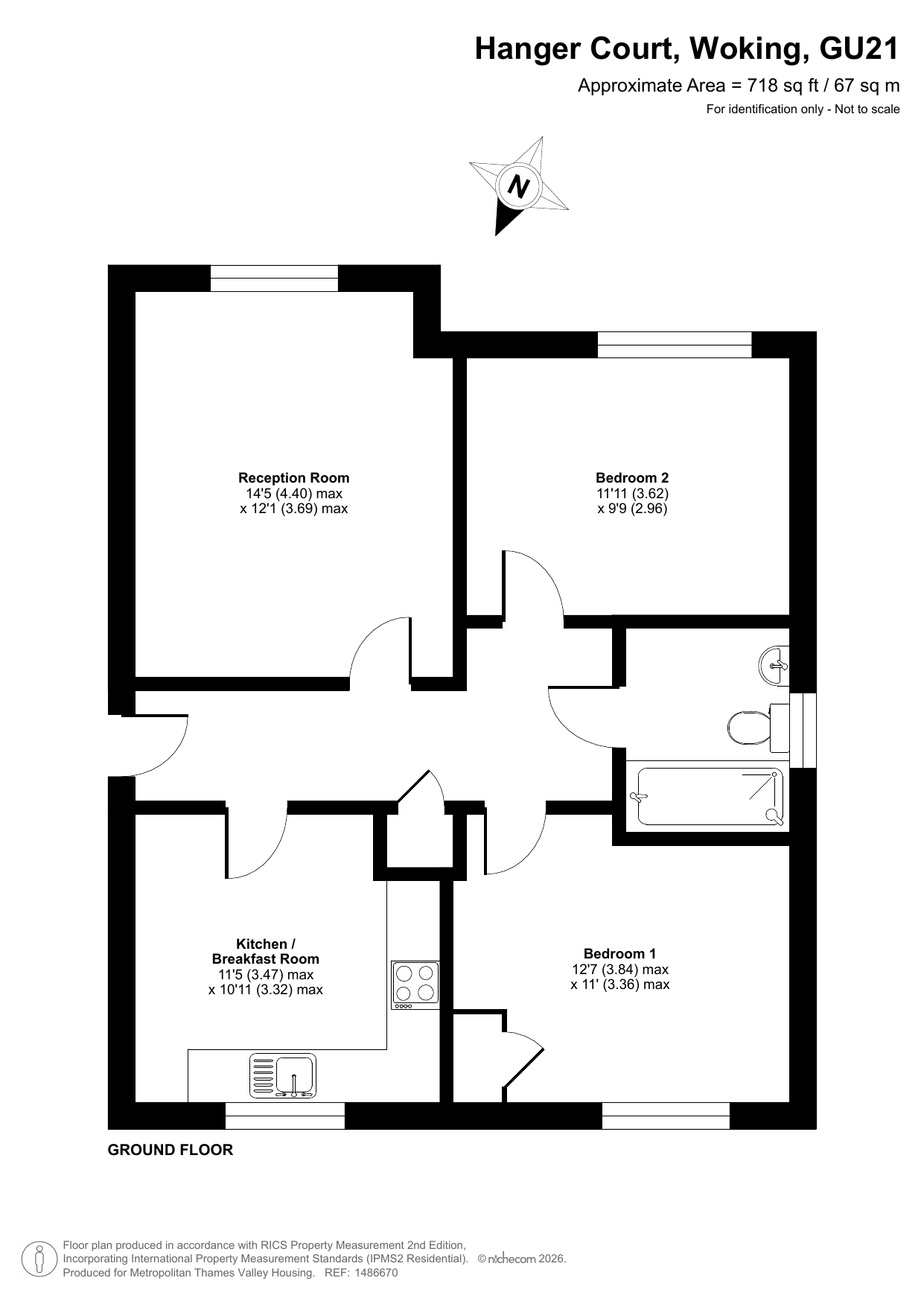 Hanger Court Knaphill, Woking floorplan