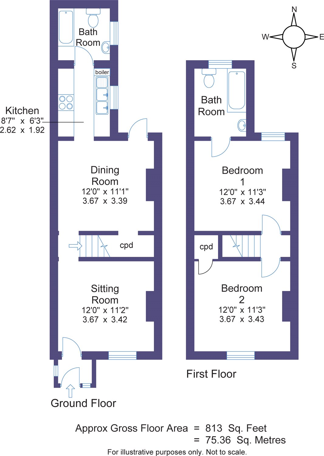 26, Onley Street, Norwich floorplan