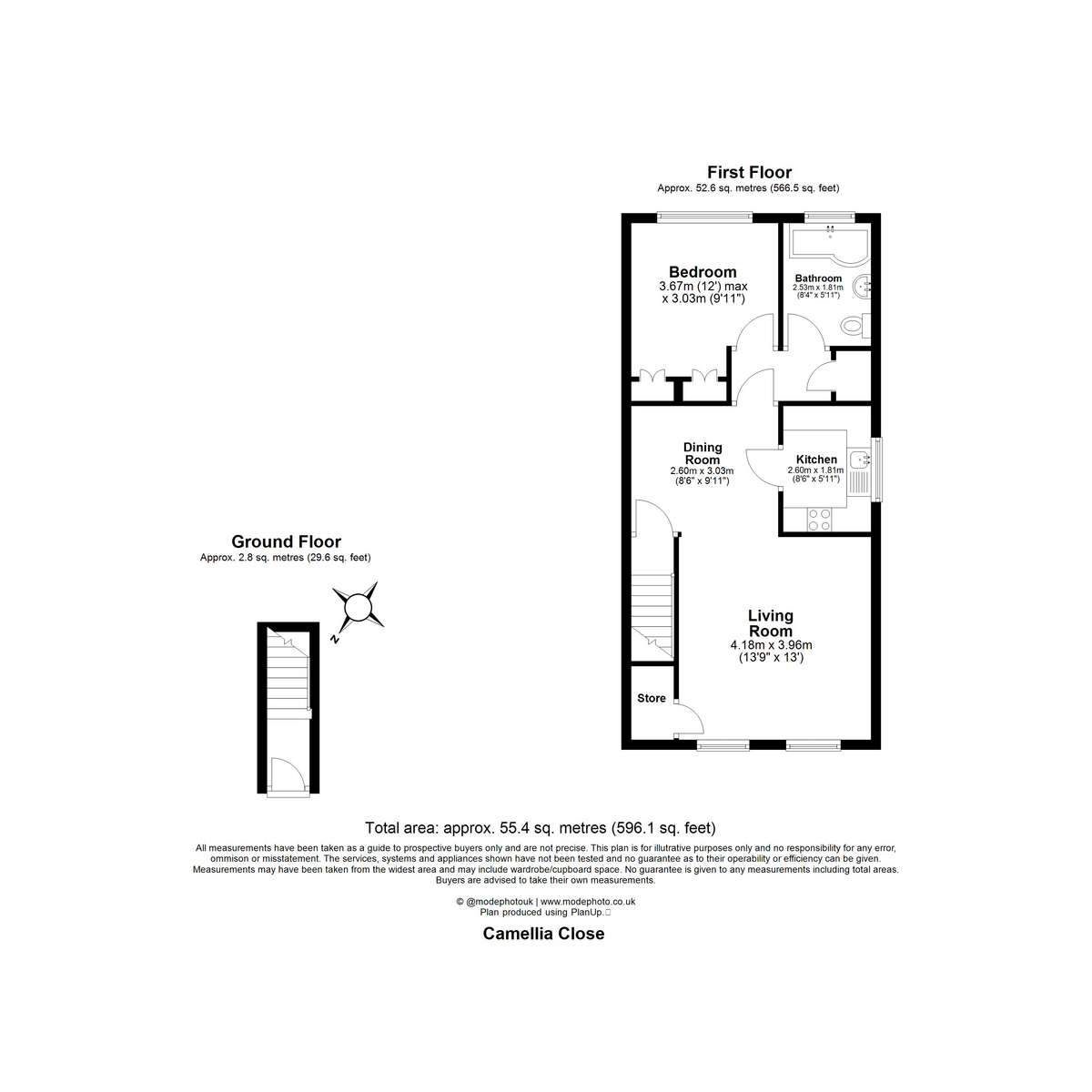 26, Camellia Close, Harold Wood floorplan