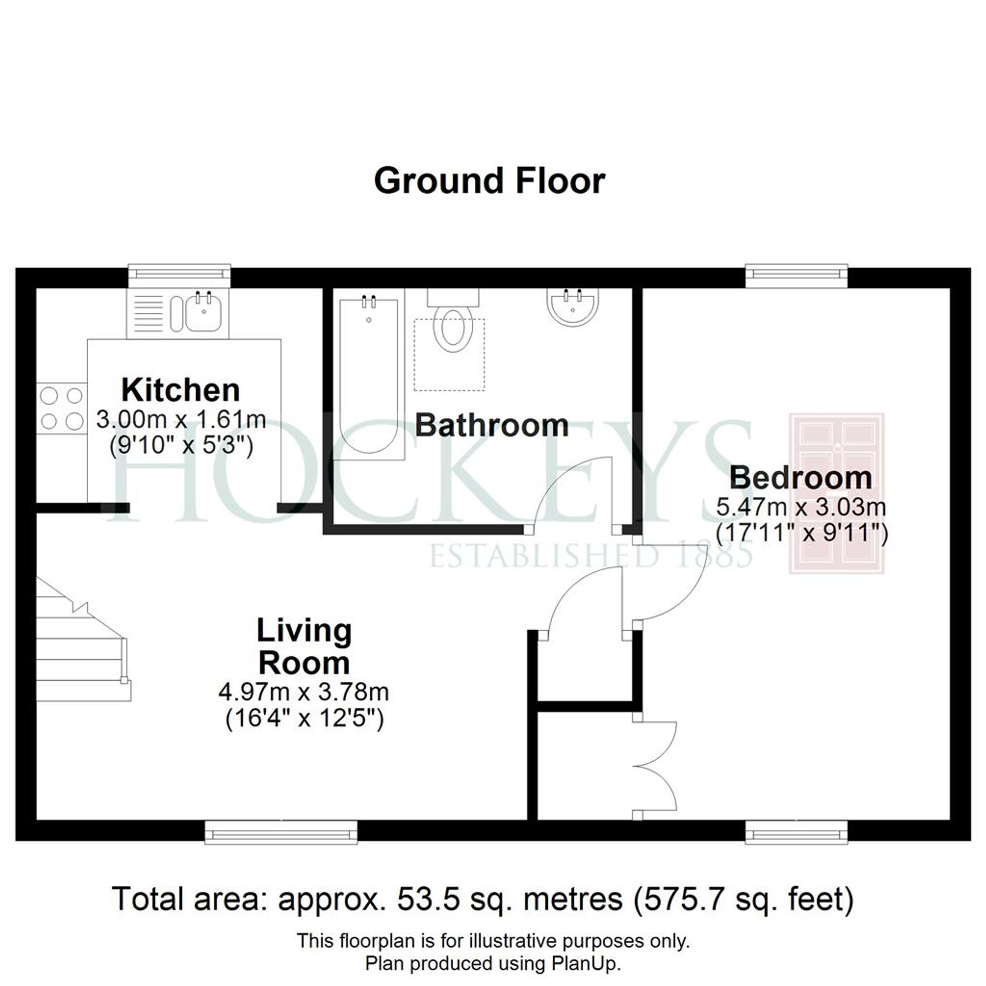125 Covent Garden, Cambridge floorplan
