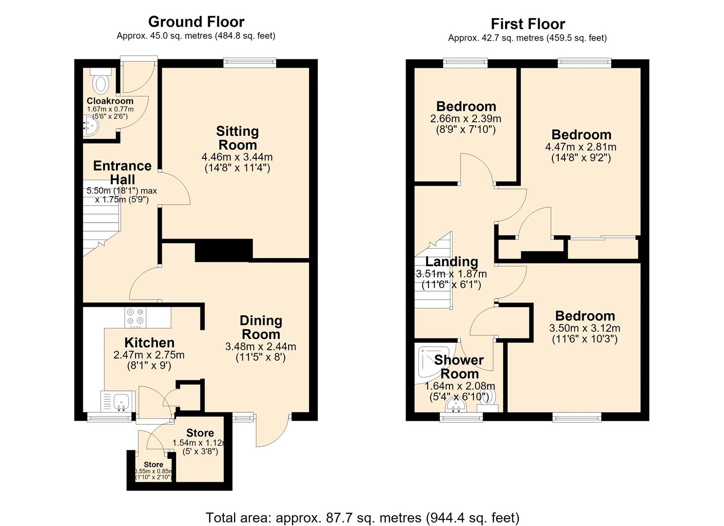 11, Wyntor Avenue, Matlock floorplan