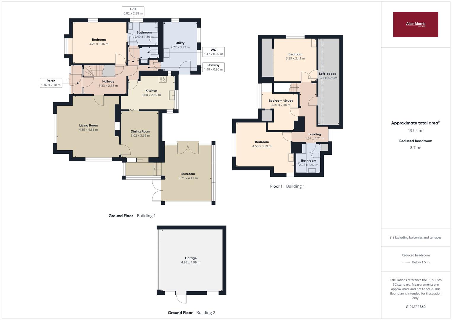 1, Peachfield Close, Malvern floorplan