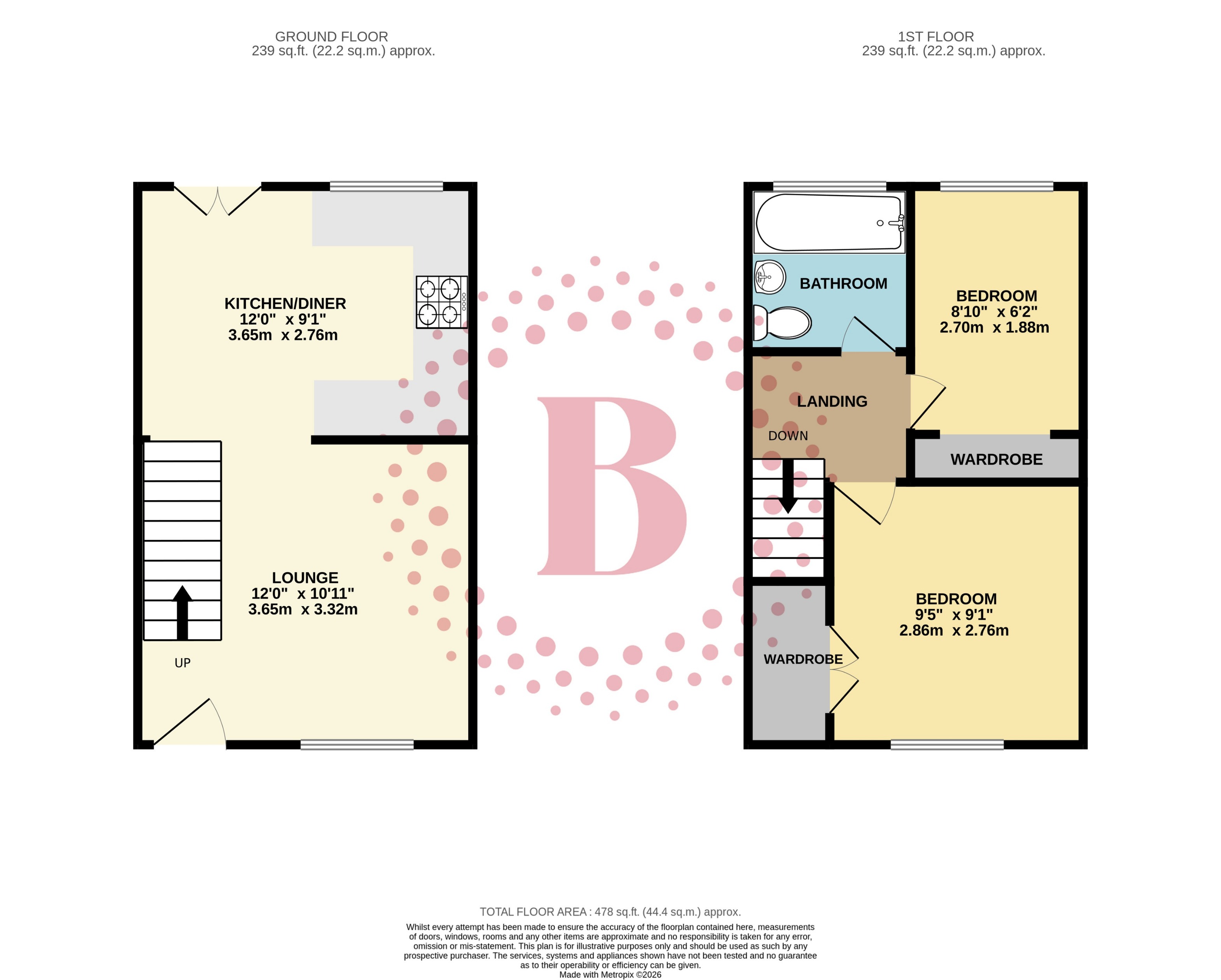 27, New Town, Codicote floorplan