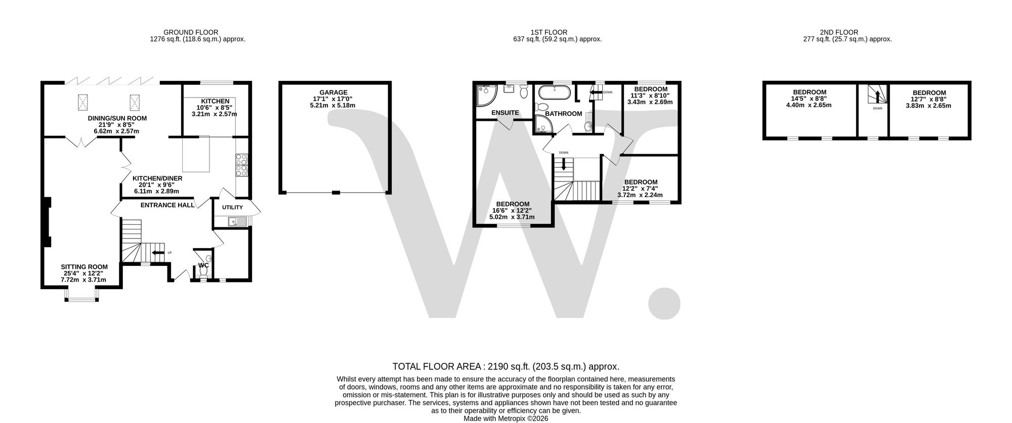1 William Bush Close, Norwich floorplan