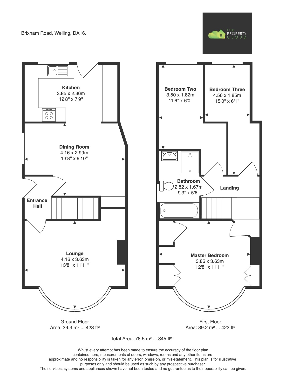 120 Brixham Road, Welling, Kent floorplan