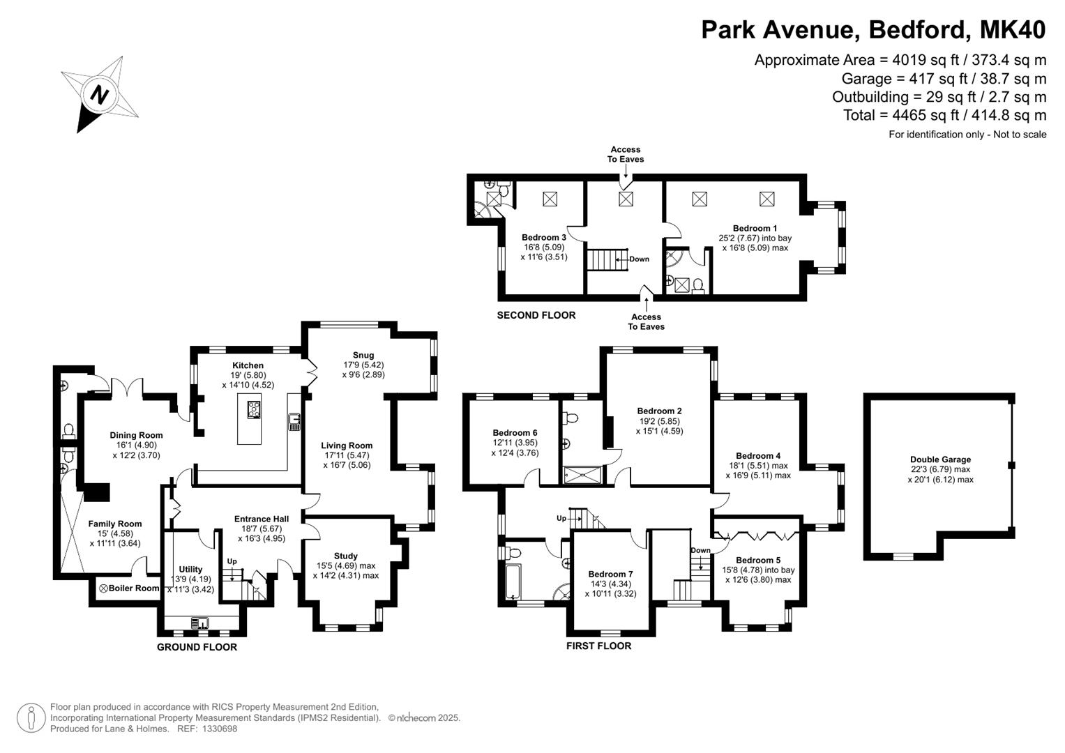 26, Park Avenue, Bedford floorplan
