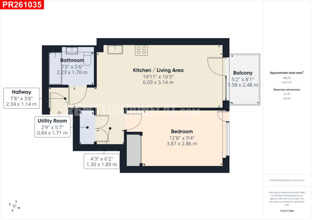 Pitt Street, Birmingham floorplan