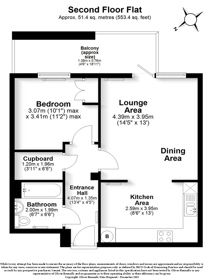 460 Wandsworth Road, London floorplan