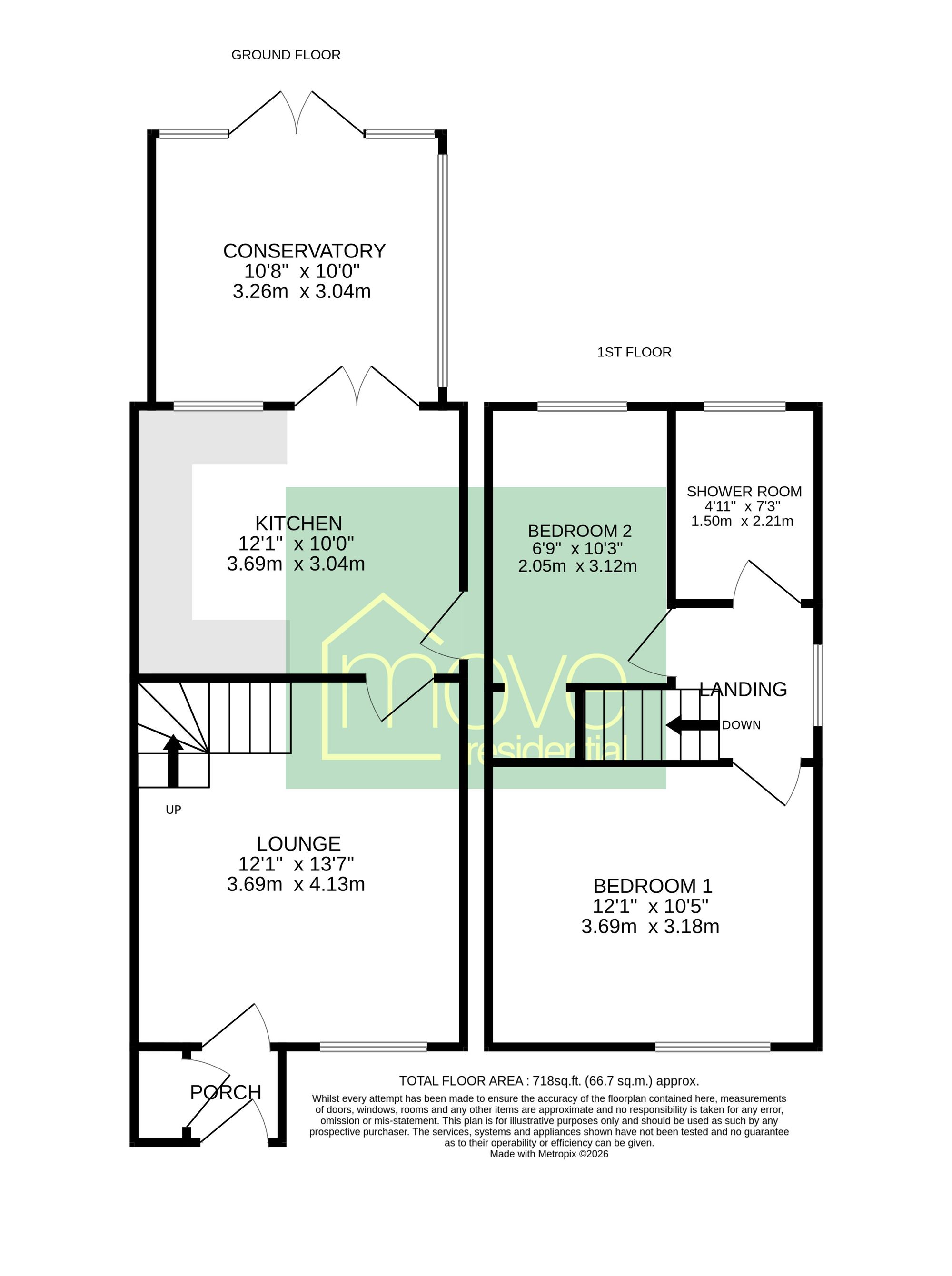 11 Rothbury Close, Wirral floorplan