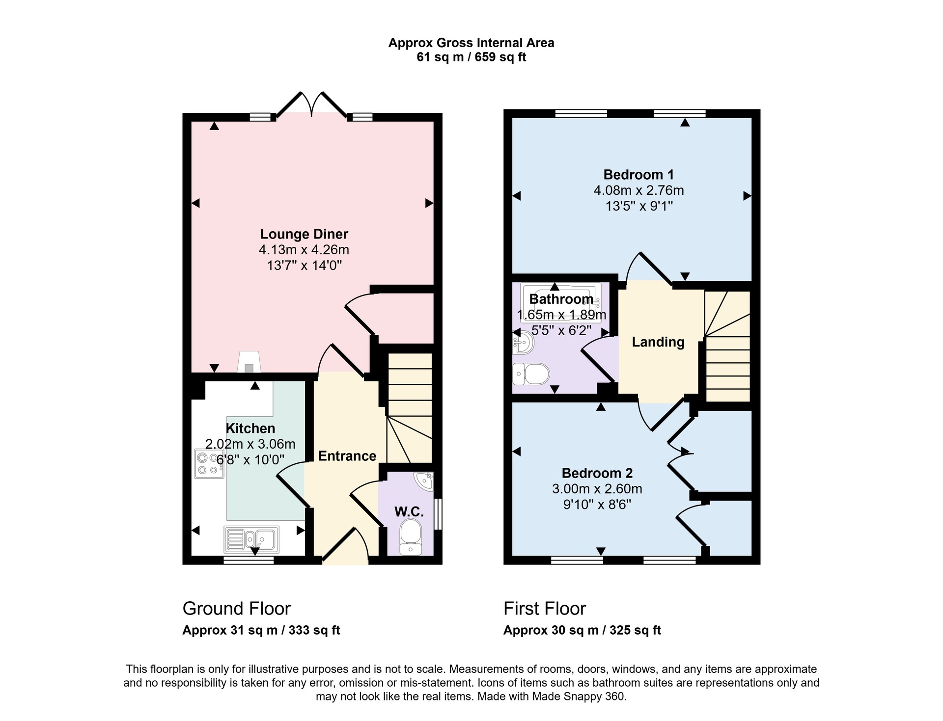 5, Normanby Close, Preston floorplan
