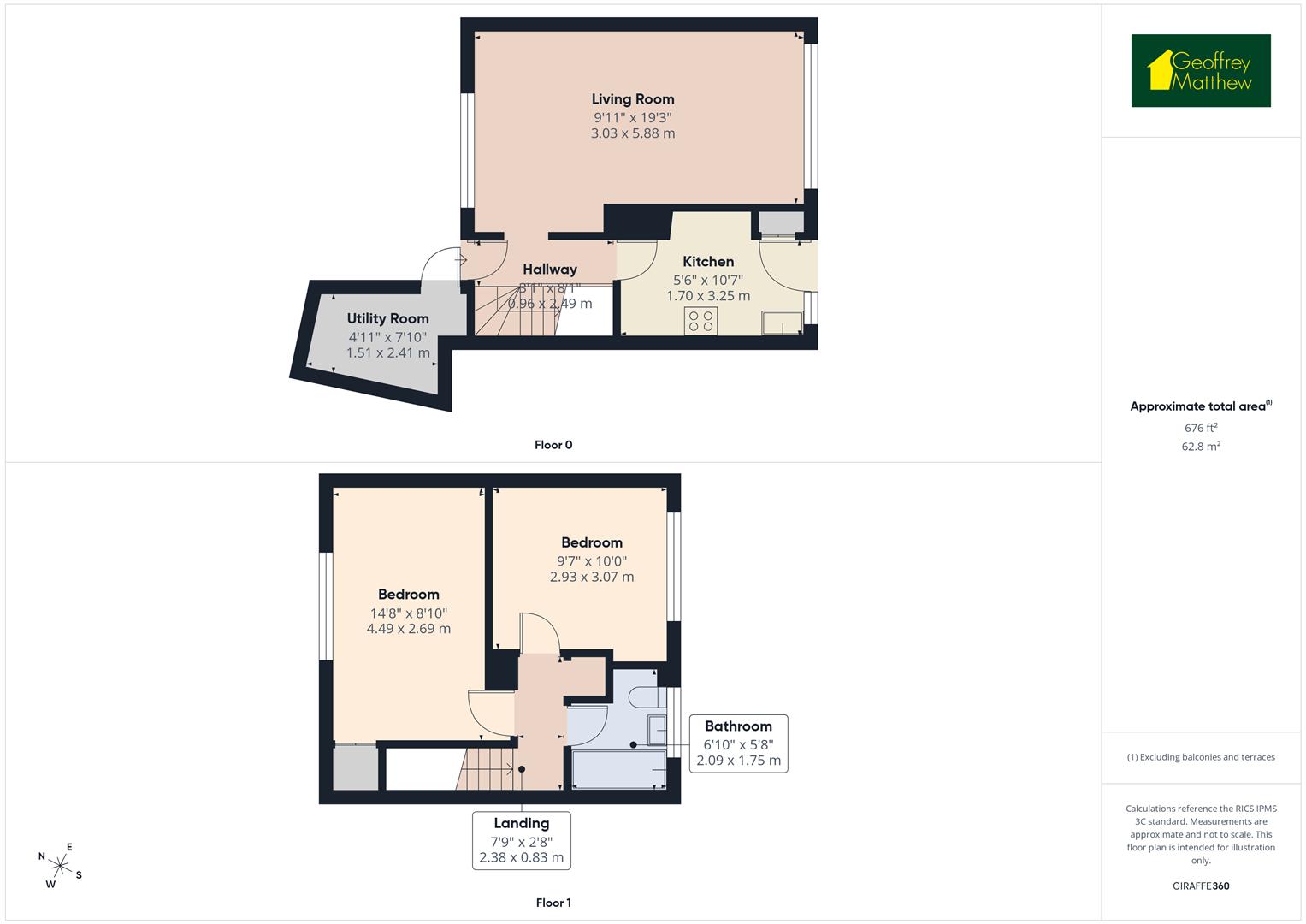 70, Whitewaits, Harlow floorplan