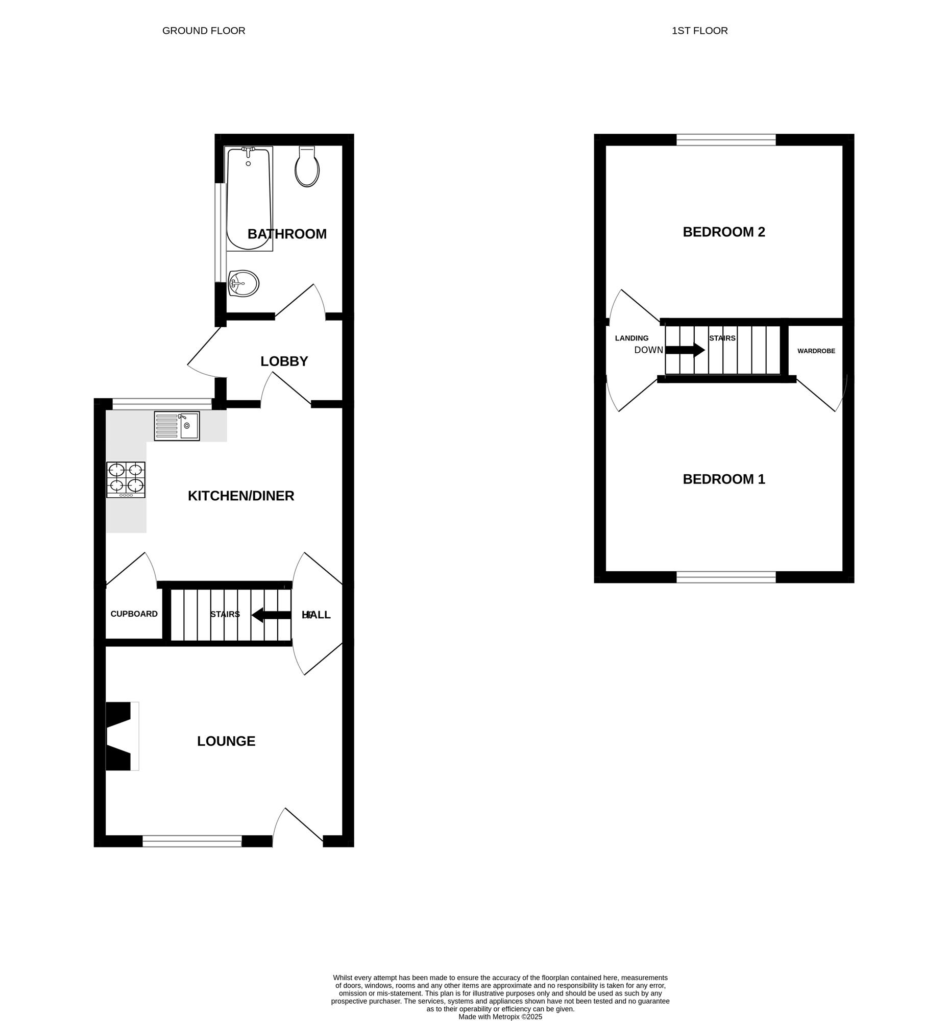 87, Sydney Street, Brightlingsea floorplan