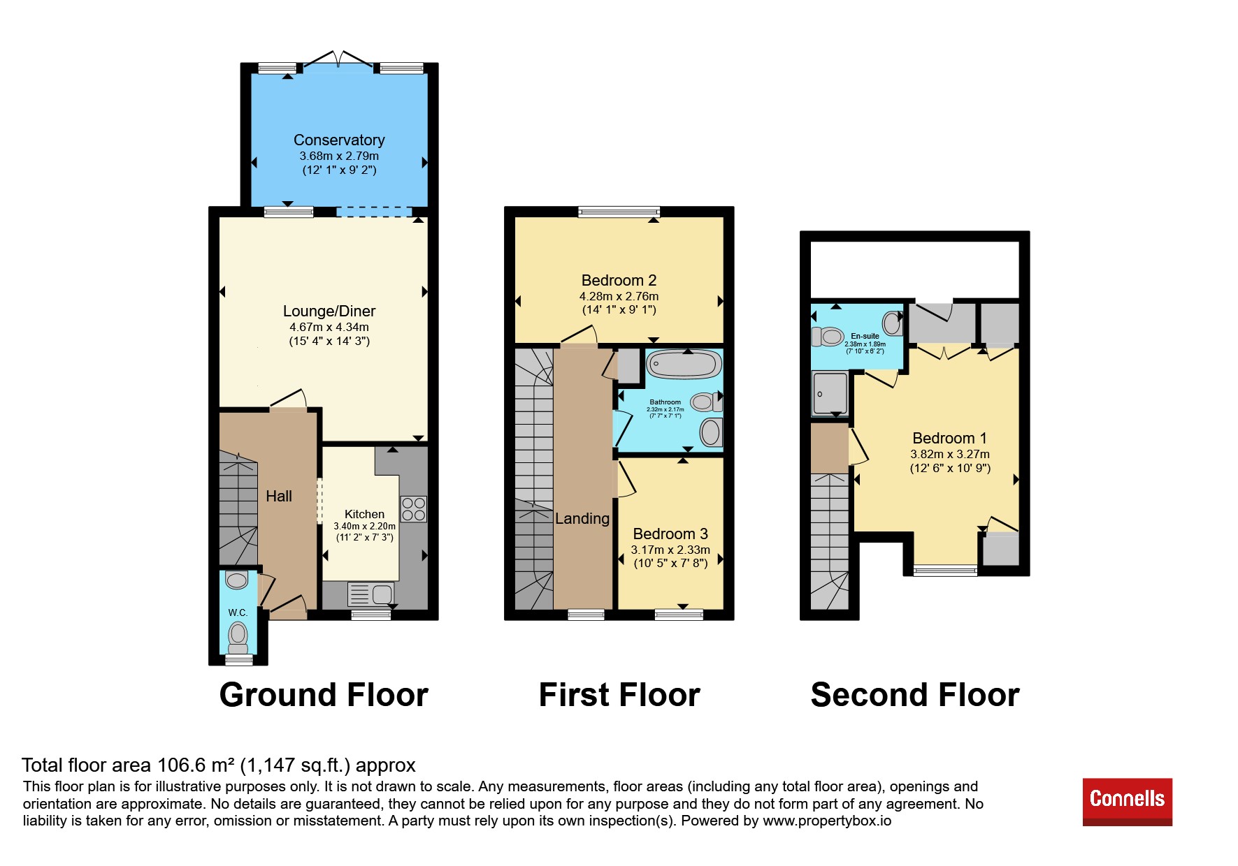 20, Calder Way, Stevenage floorplan