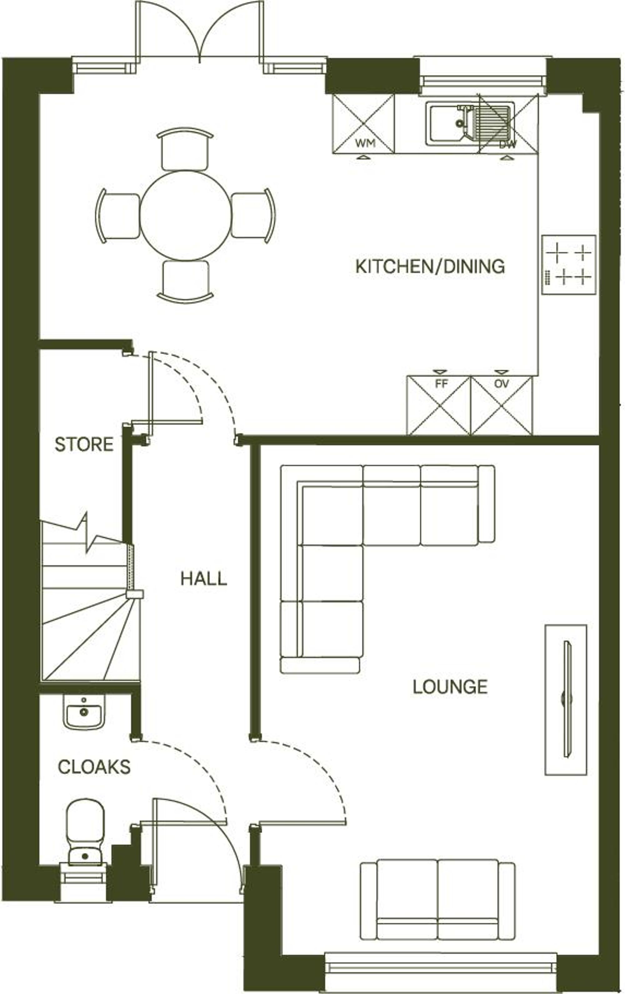 Plot 110 Marlow Trevalyn Place Phase 2, Rossett floorplan