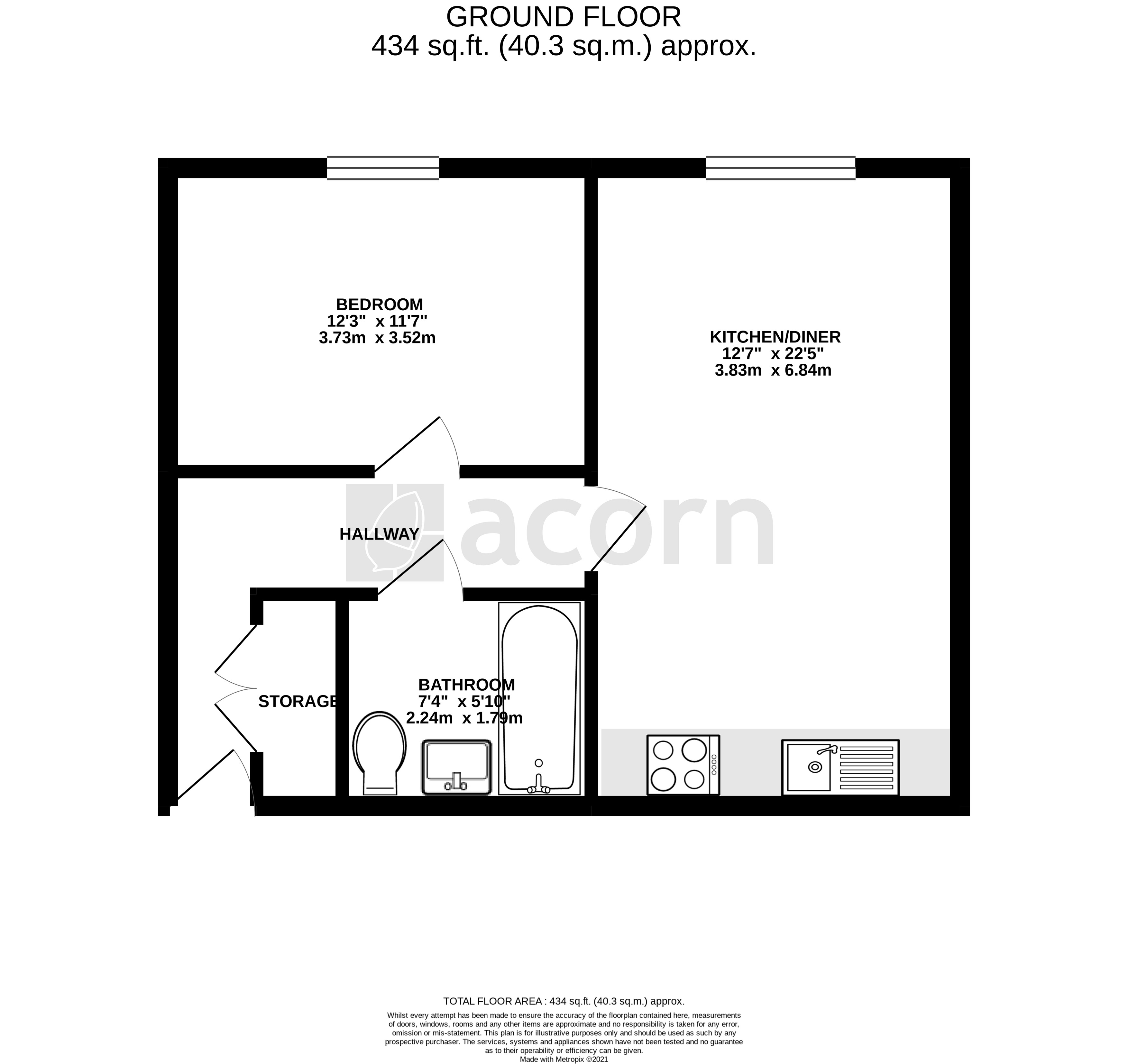 Bethwin Road, London floorplan