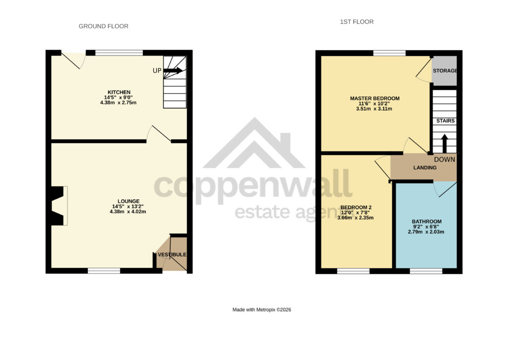 21, Mersey St, Bacup floorplan