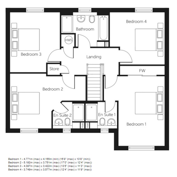 The Burgess Plot 302, Brackenhill Park, Hamilton ML3, 4 bedroom