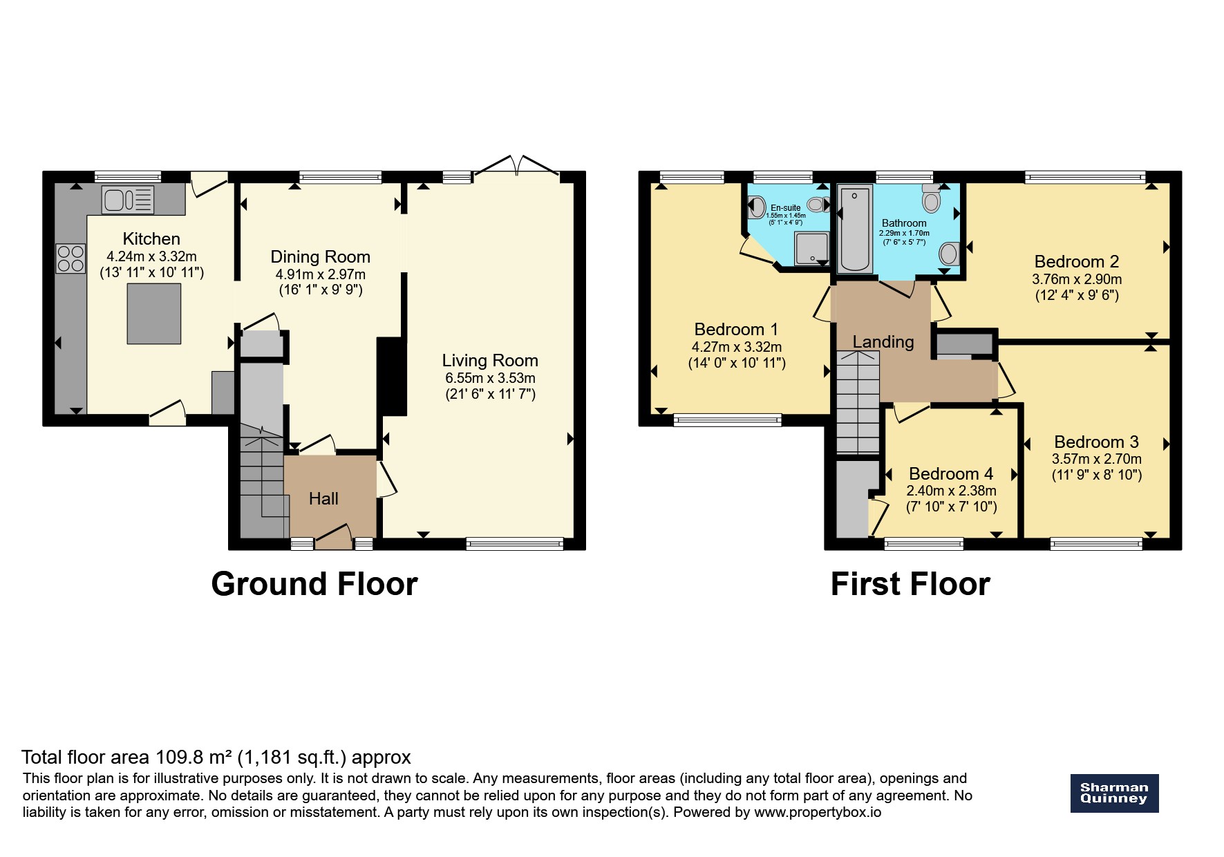 23, Allen Road, Huntingdon floorplan