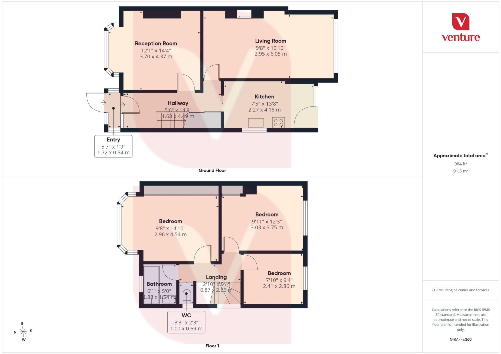 587, Dunstable Road, Luton floorplan