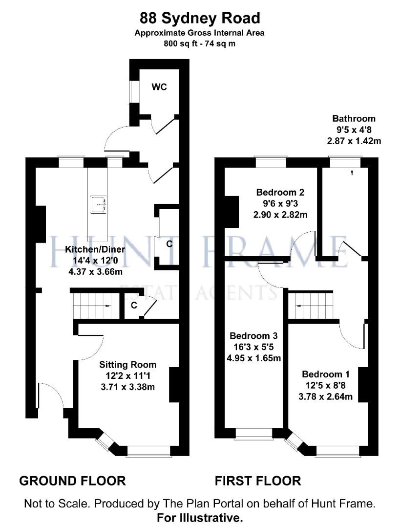 88, Sydney Road, Eastbourne floorplan
