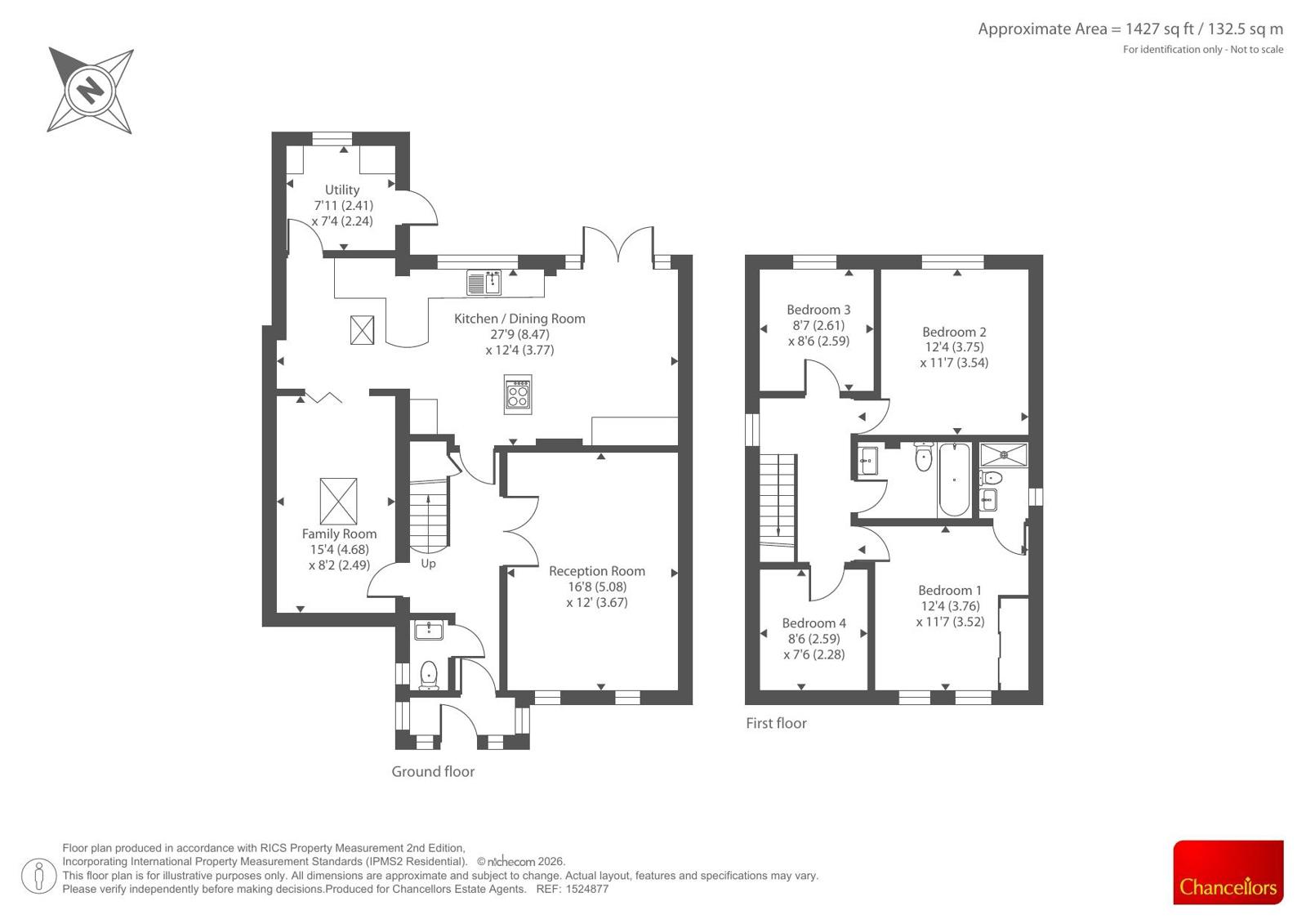 3, Lovells Close, Surrey floorplan